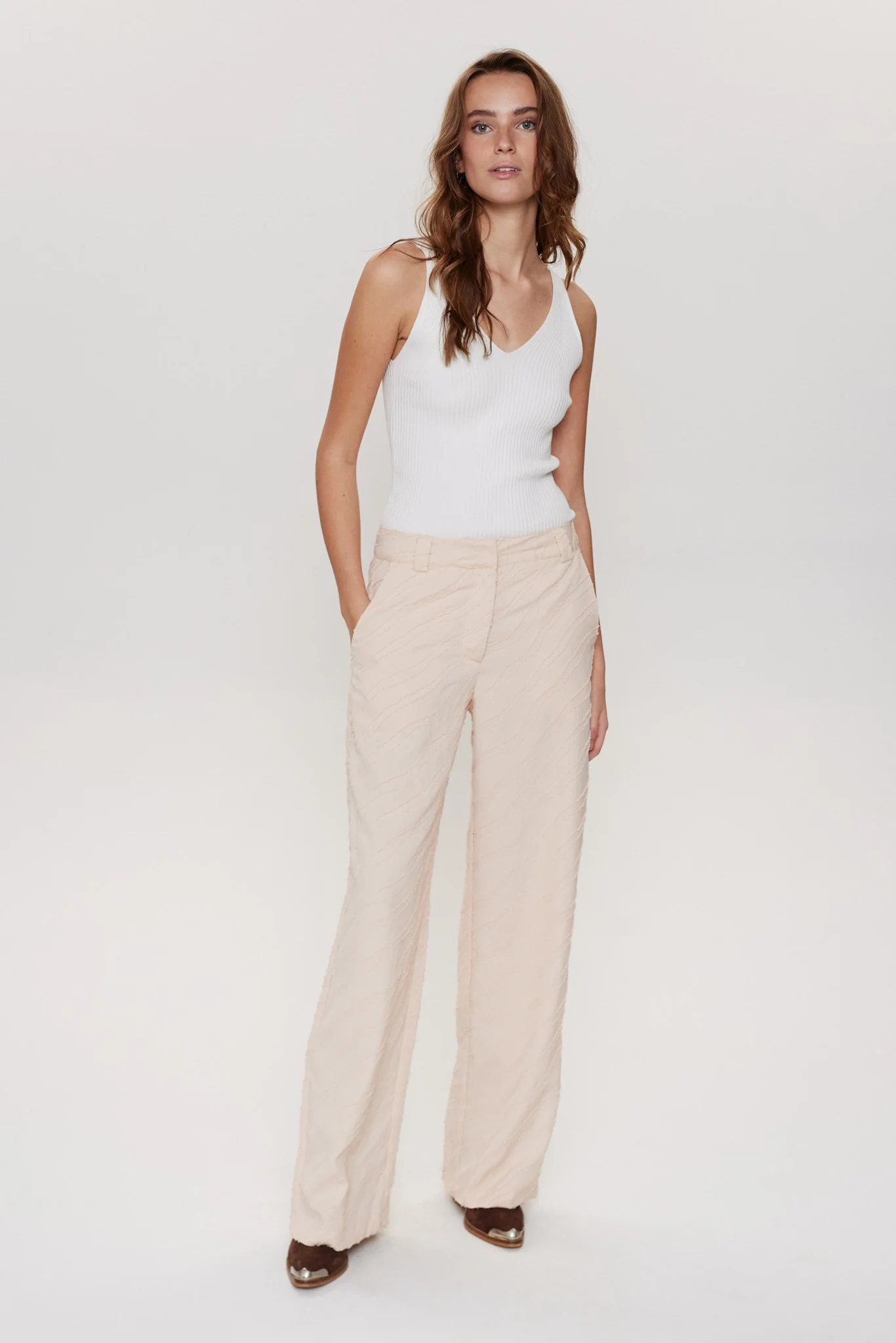 NUSTRUKKA PANTS - Pearl - Image 3