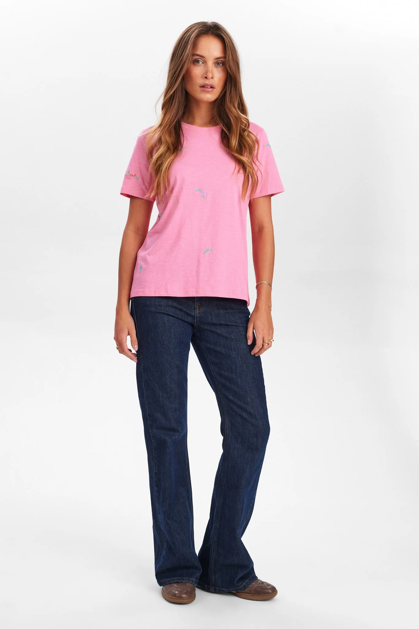 NUSUIS T-SHIRT - GOTS - Pink Carnation - Image 3