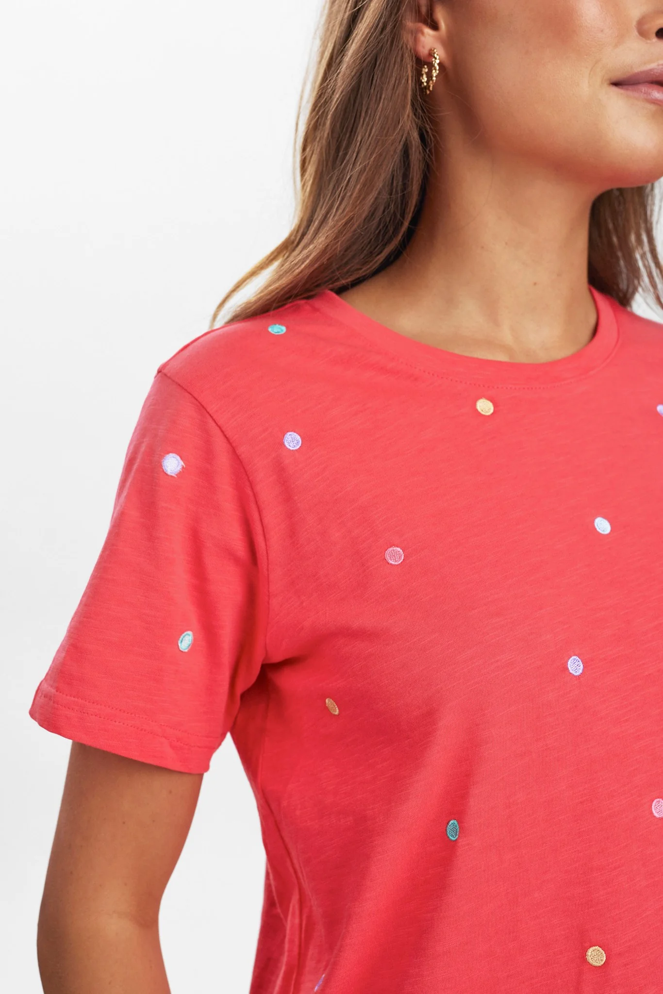 NUSUMI T-SHIRT - GOTS - Geranium - Image 4