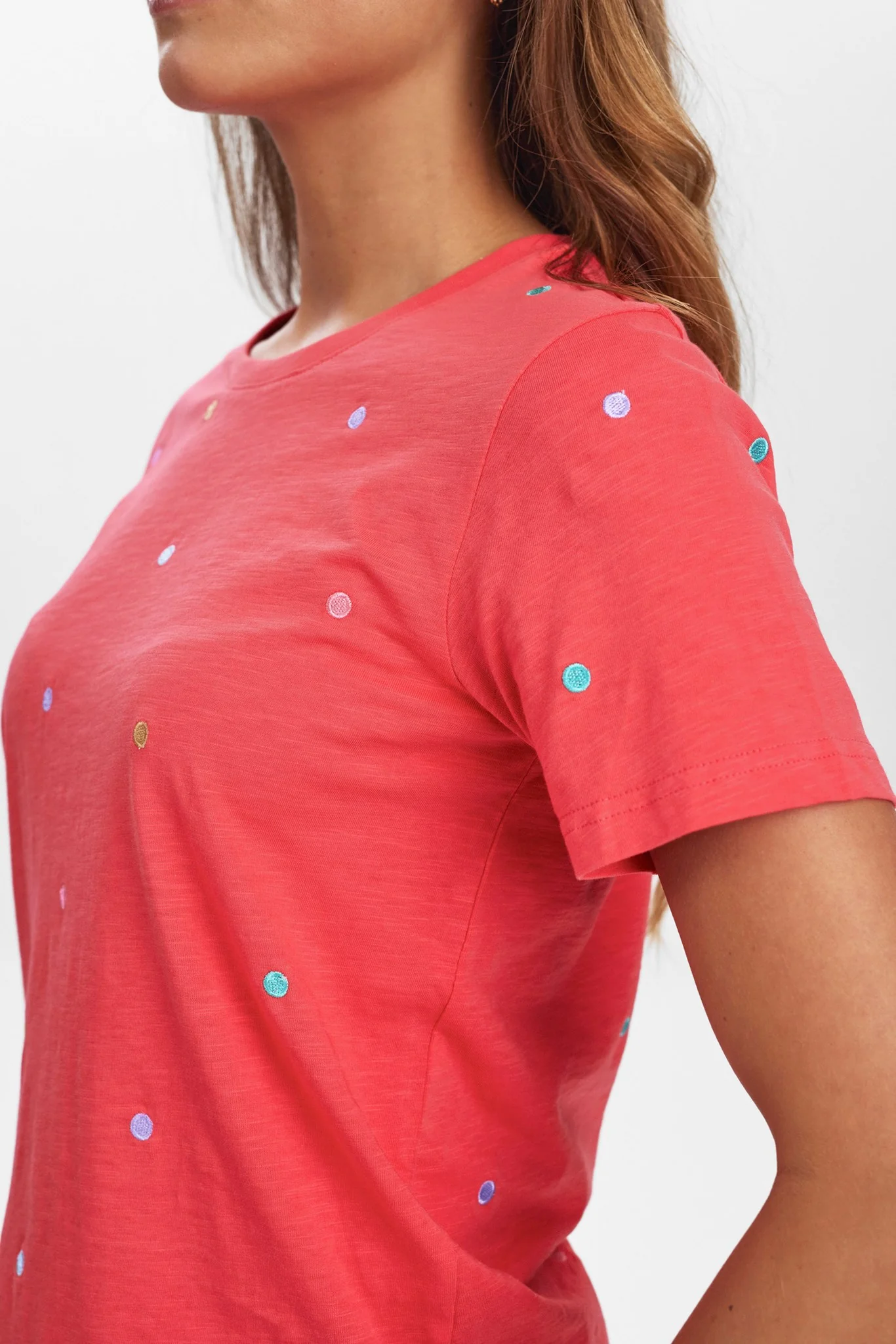 NUSUMI T-SHIRT - GOTS - Geranium - Image 5