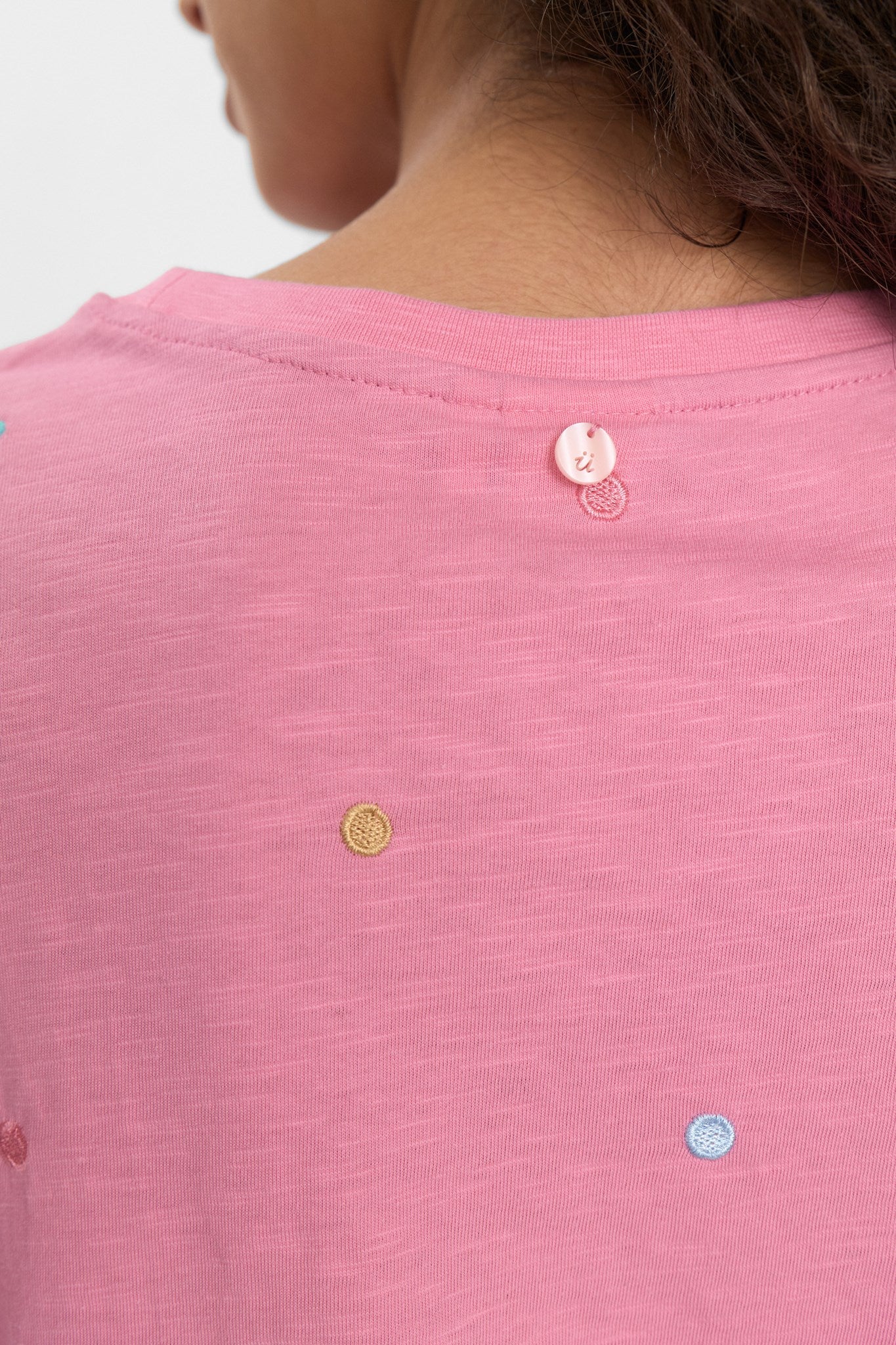 NUSUMI T-SHIRT - GOTS - Pink Carnation - Image 5
