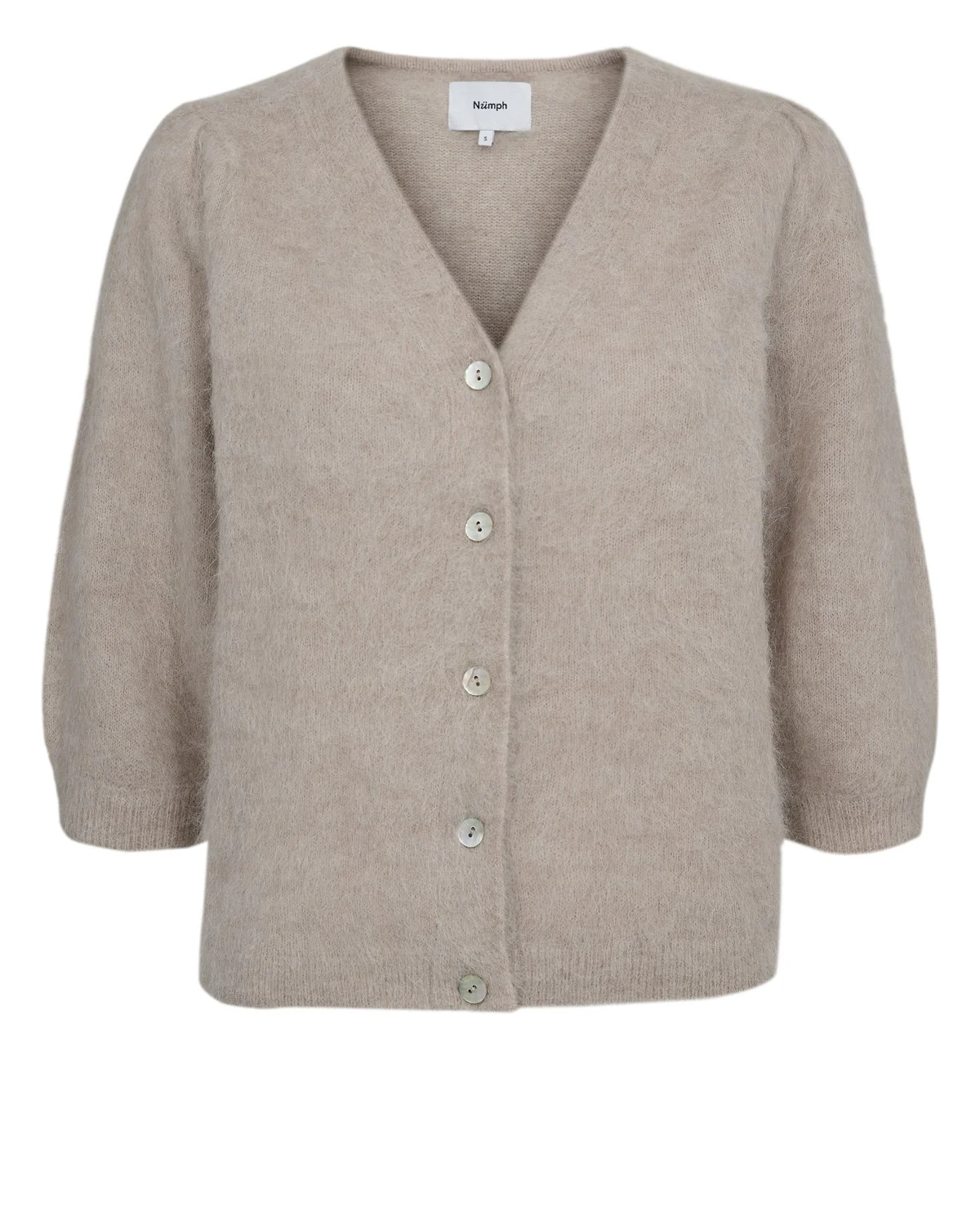 NUSURI BRUSHED SS CARDIGAN - Chateau Gray - Image 6