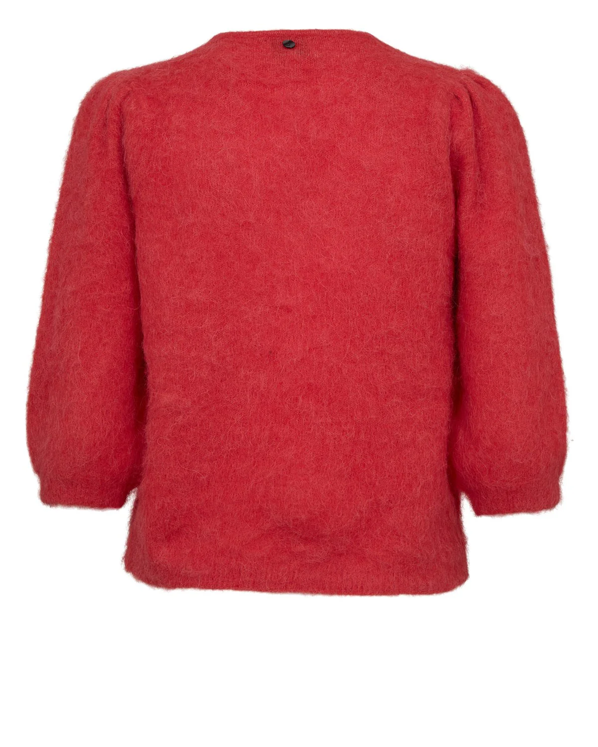NUSURI BRUSHED SS CARDIGAN - Fiery Red - Image 7