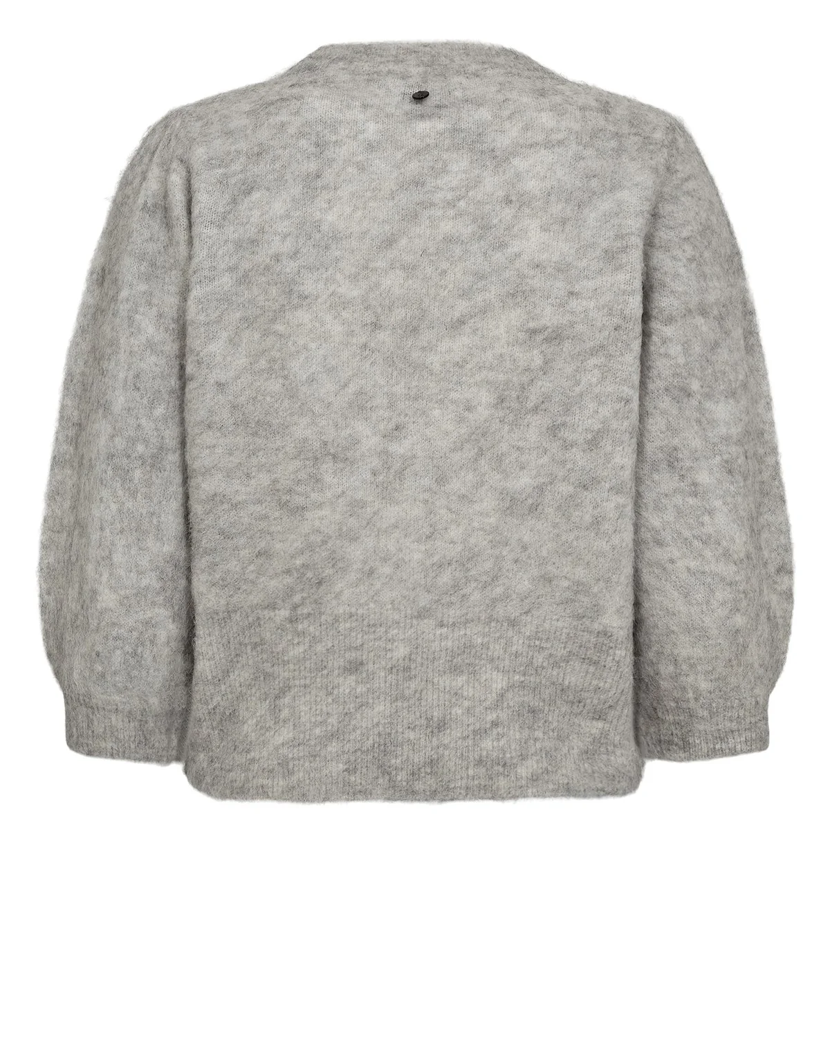 NUSURI BRUSHED SS PULLOVER - Light grey mel - Image 7