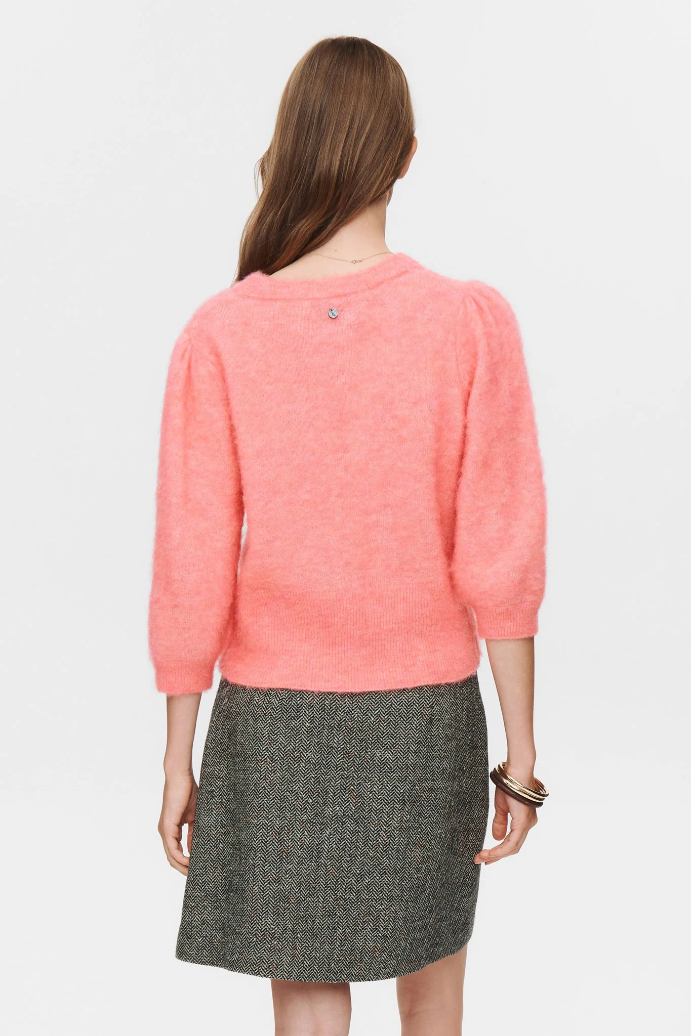 NUSURI BRUSHED SS PULLOVER - Pink Lemonade - Image 2