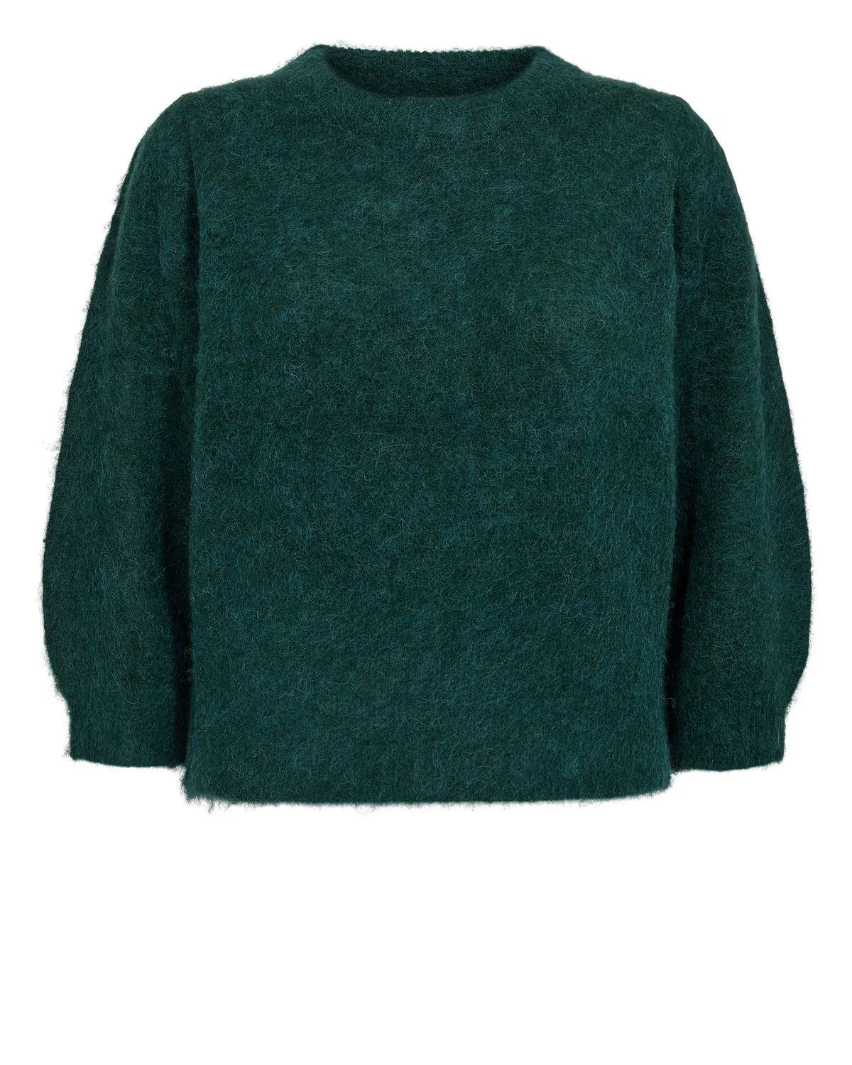 NUSURI BRUSHED SS PULLOVER - Rain Forest - Image 7