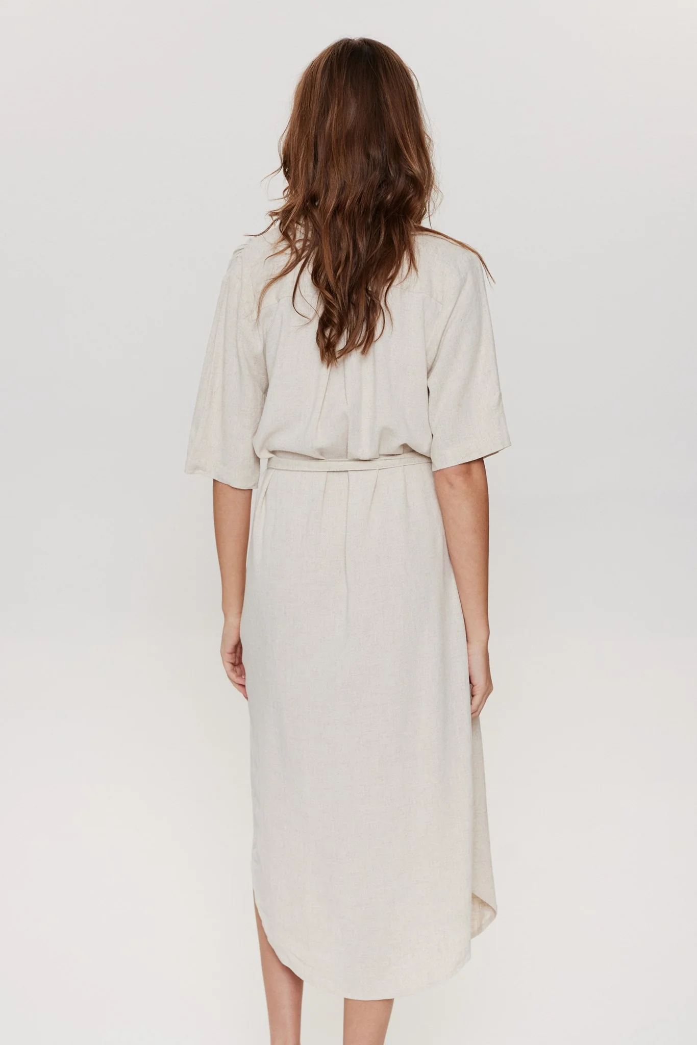 NUSUSSI DRESS - Sesame Melange - Image 2