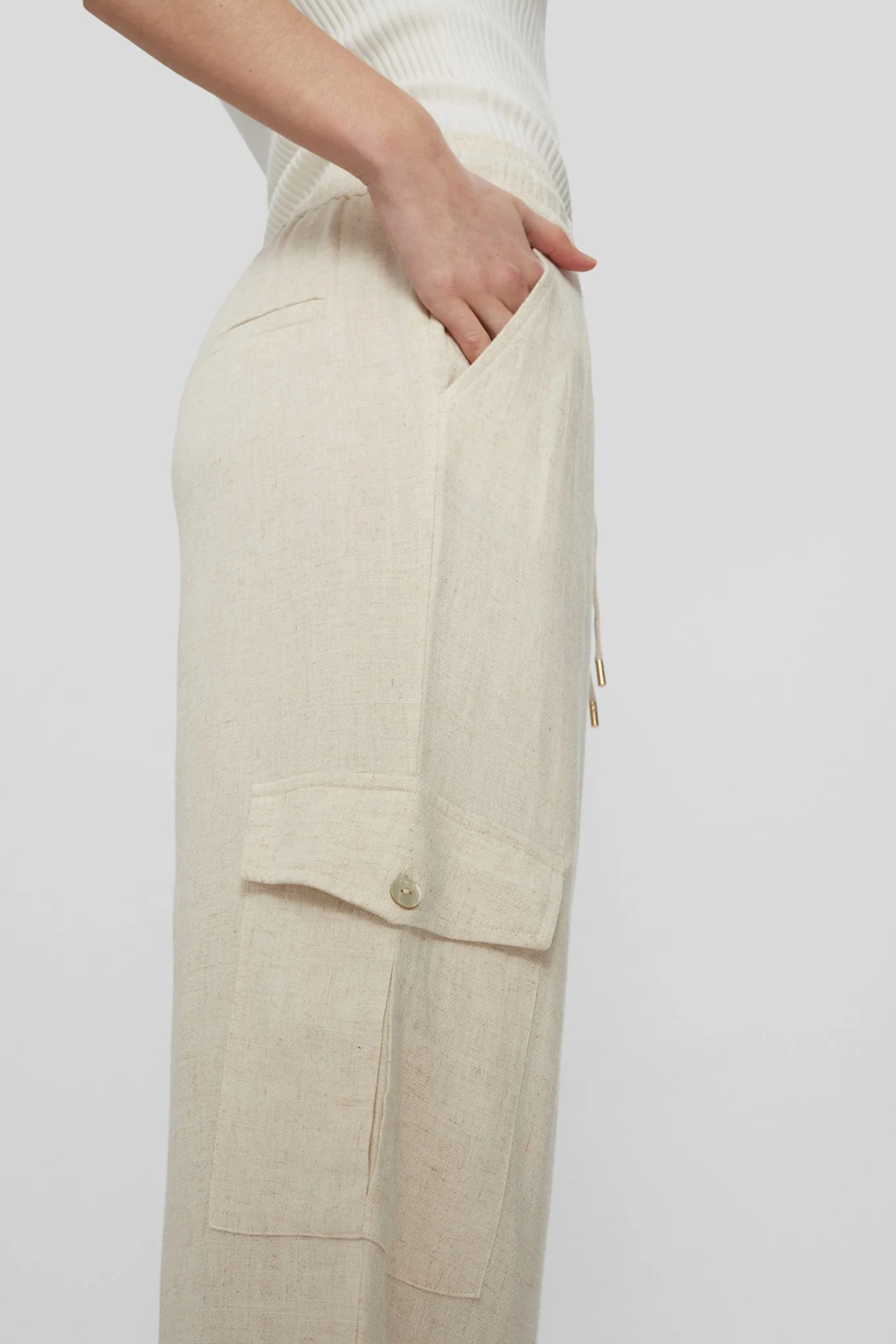 NUSUSSI PANT - Sesame Melange - Image 5