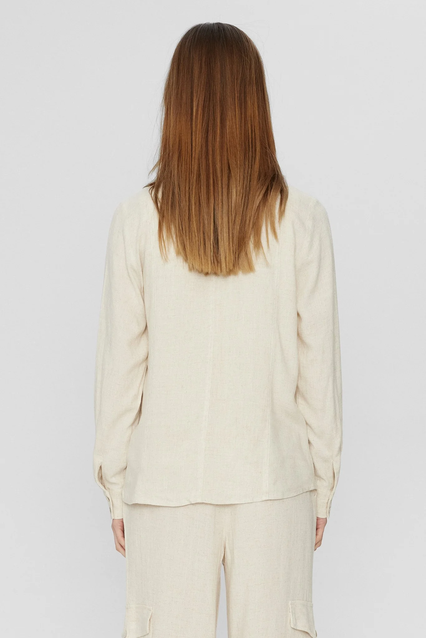 NUSUSSI SHIRT  - Sesame Melange - Image 2