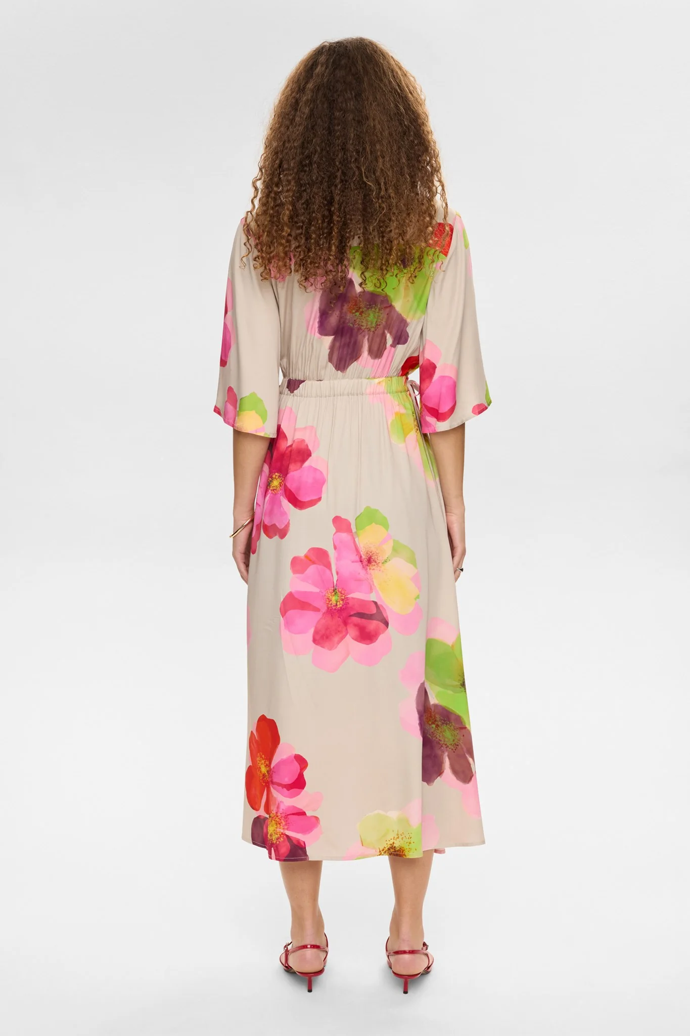 NUTASSY LONG DRESS - Gray Morn - Image 2