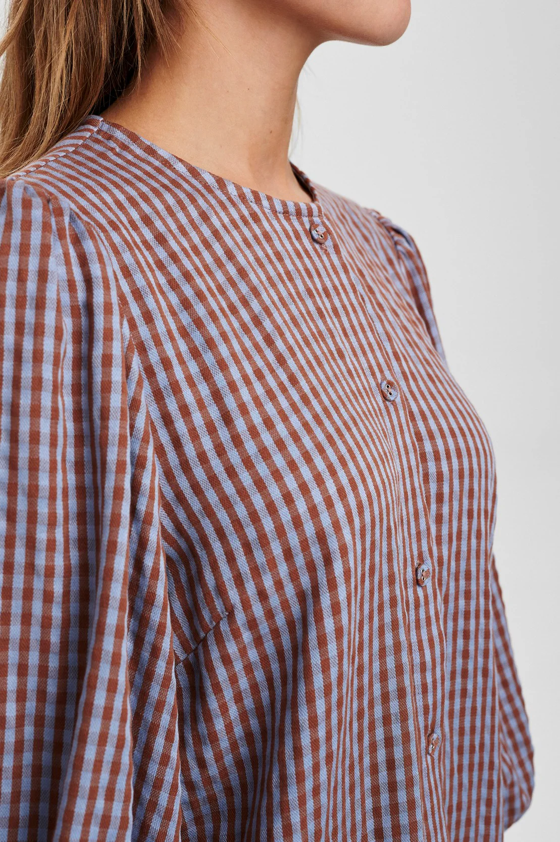 NUTEXY BLOUSE - Apricot Brandy - Image 4