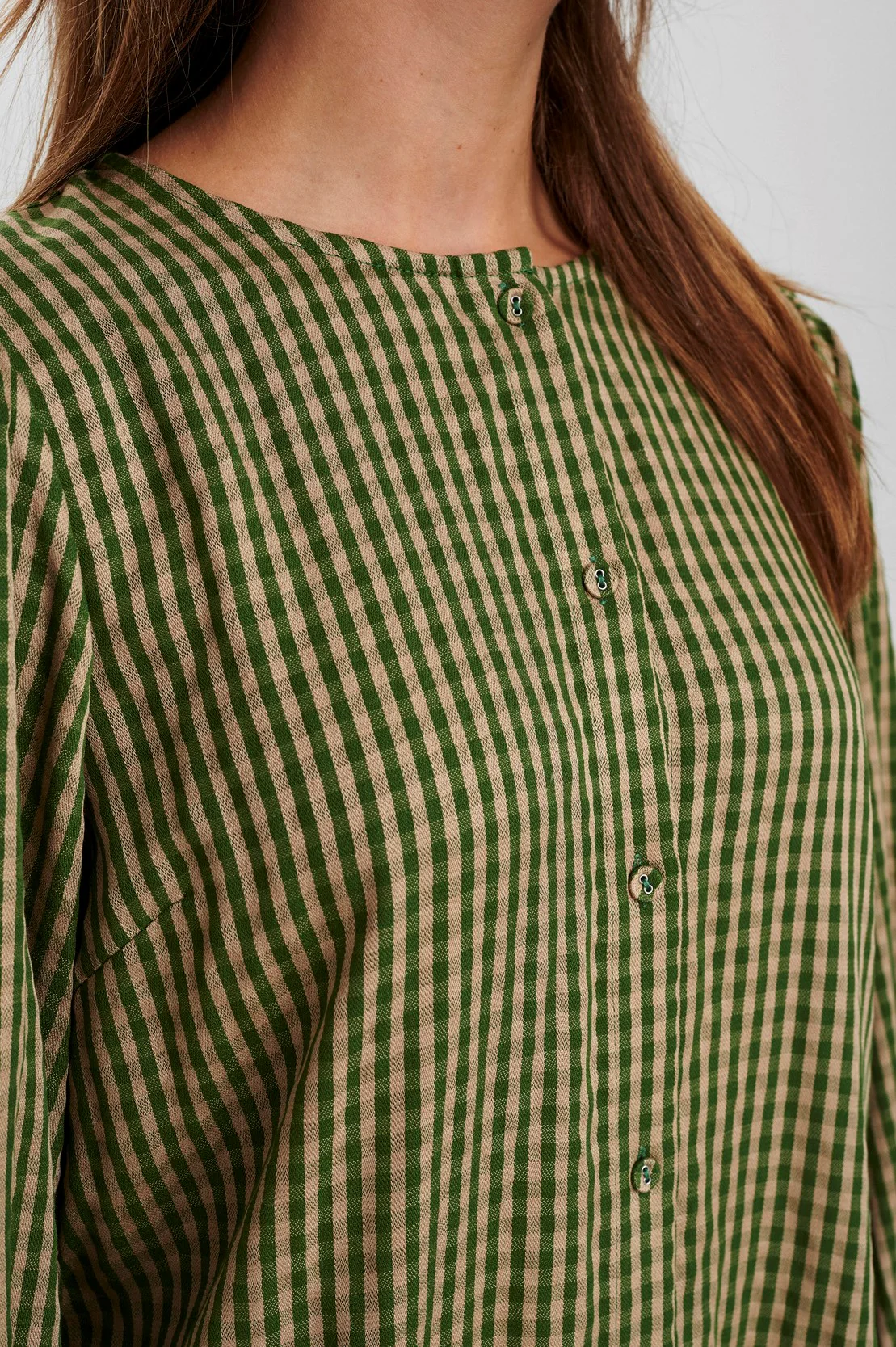 NUTEXY BLOUSE - Fern Green - Image 4