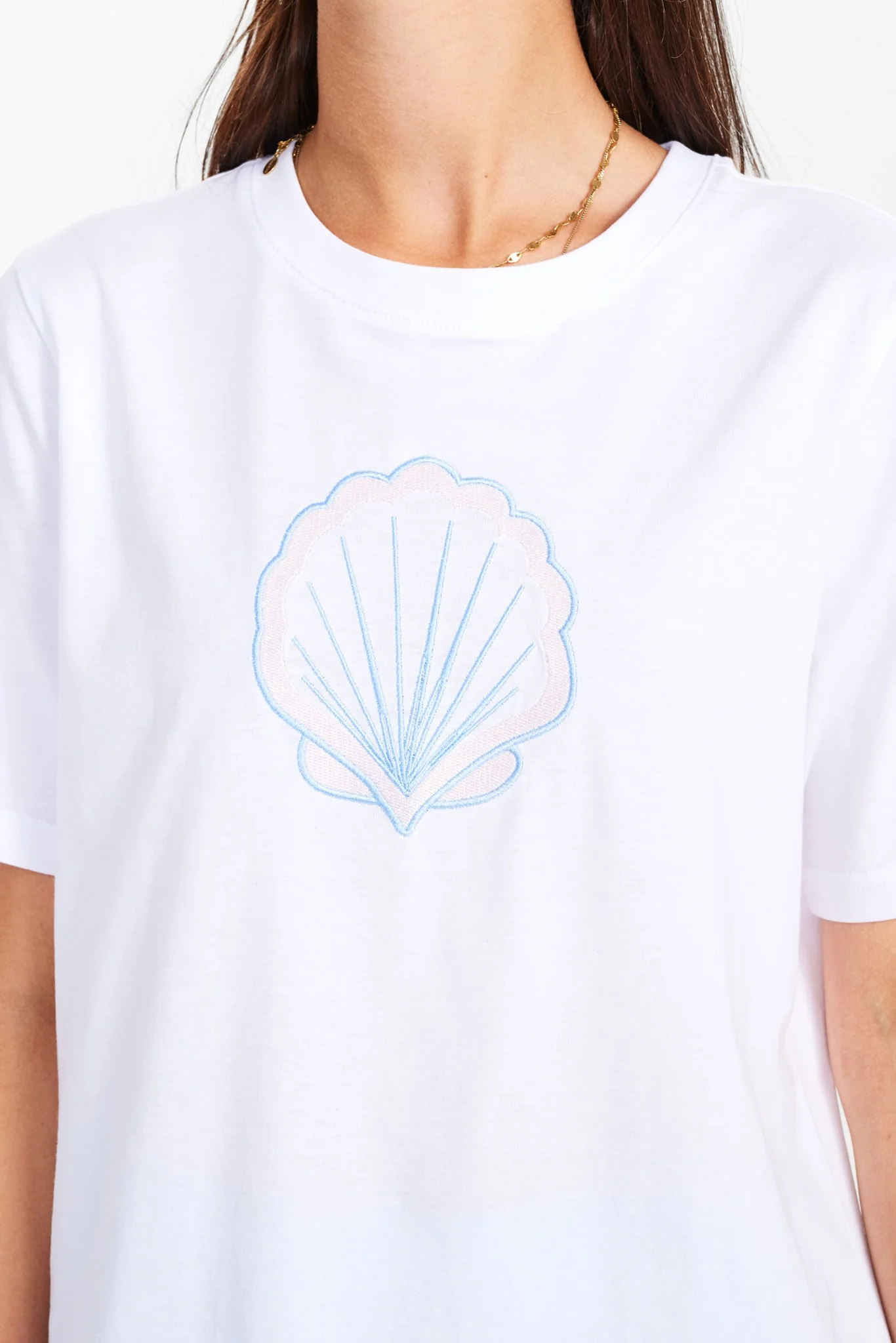 NUTHILDA TEE - GOTS - Bright White - Image 4