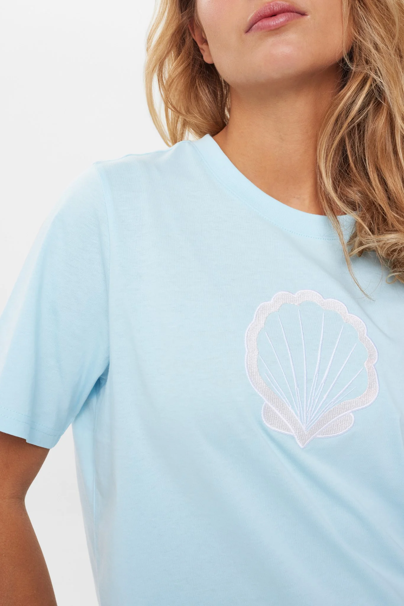 NUTHILDA TEE - GOTS - Crystal blue - Image 4