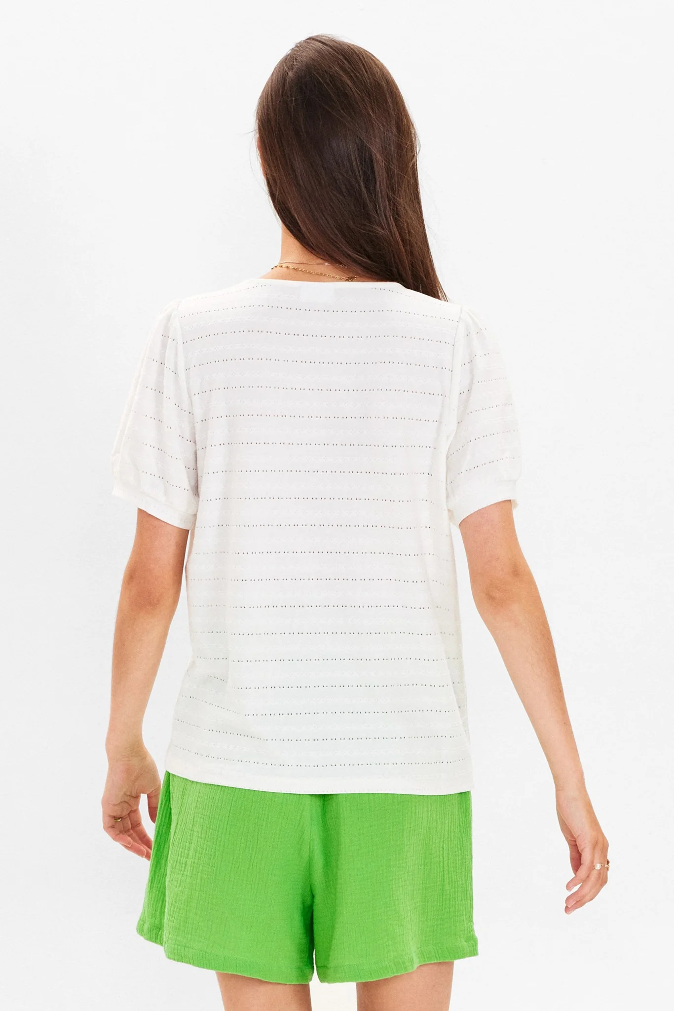 NUTIANA BLOUSE - Cloud Dancer - Image 2