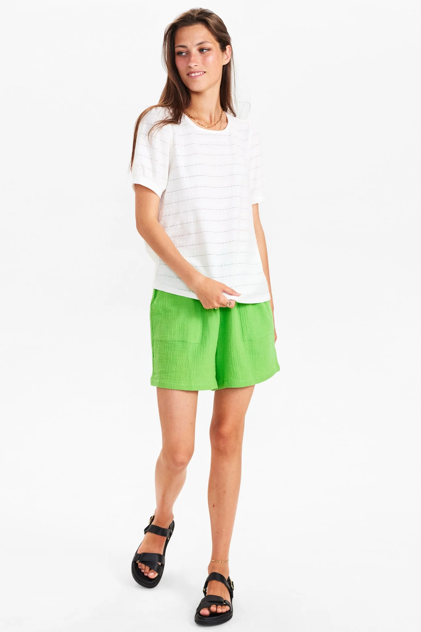 NUTIANA BLOUSE - Cloud Dancer - Image 3
