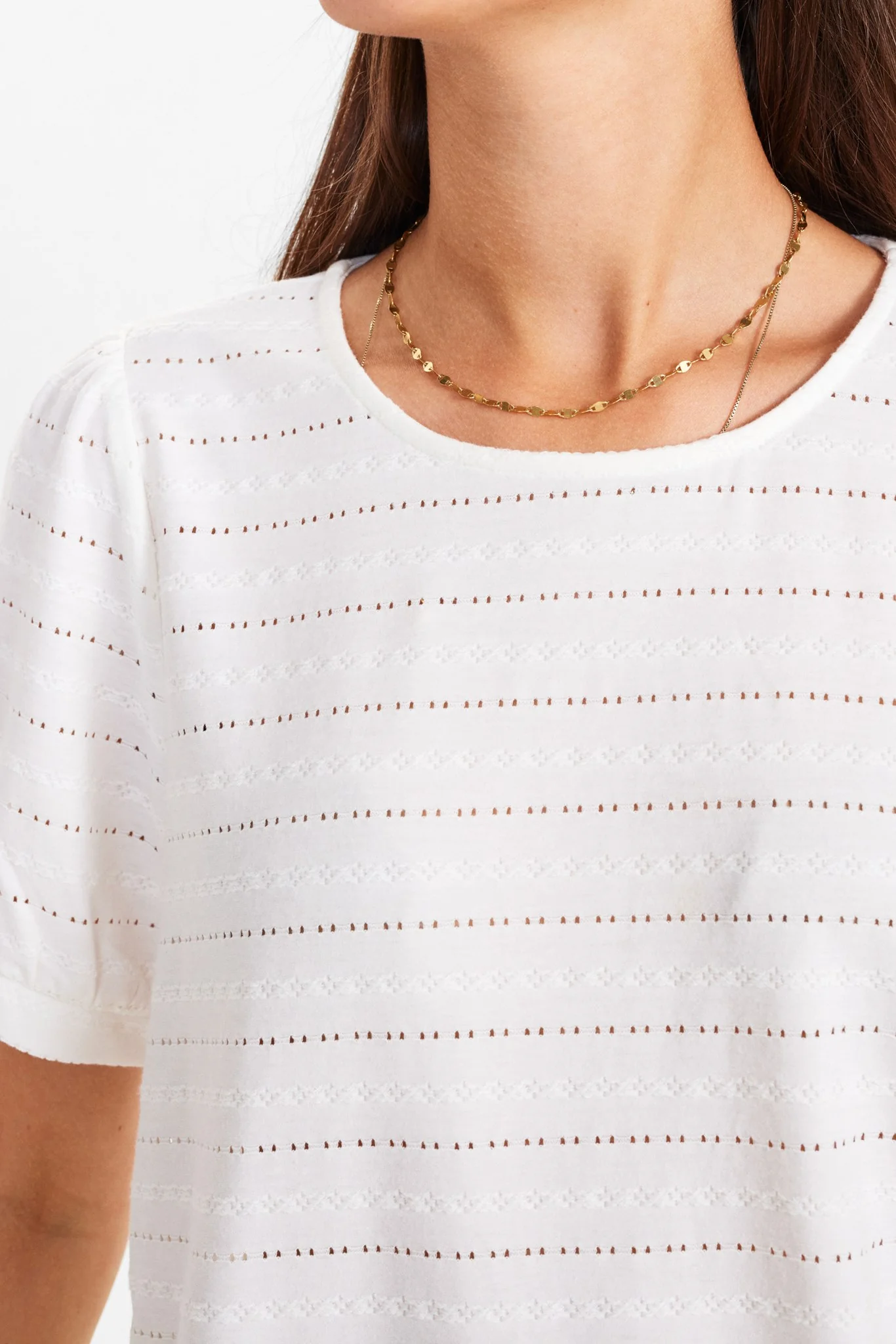 NUTIANA BLOUSE - Cloud Dancer - Image 4