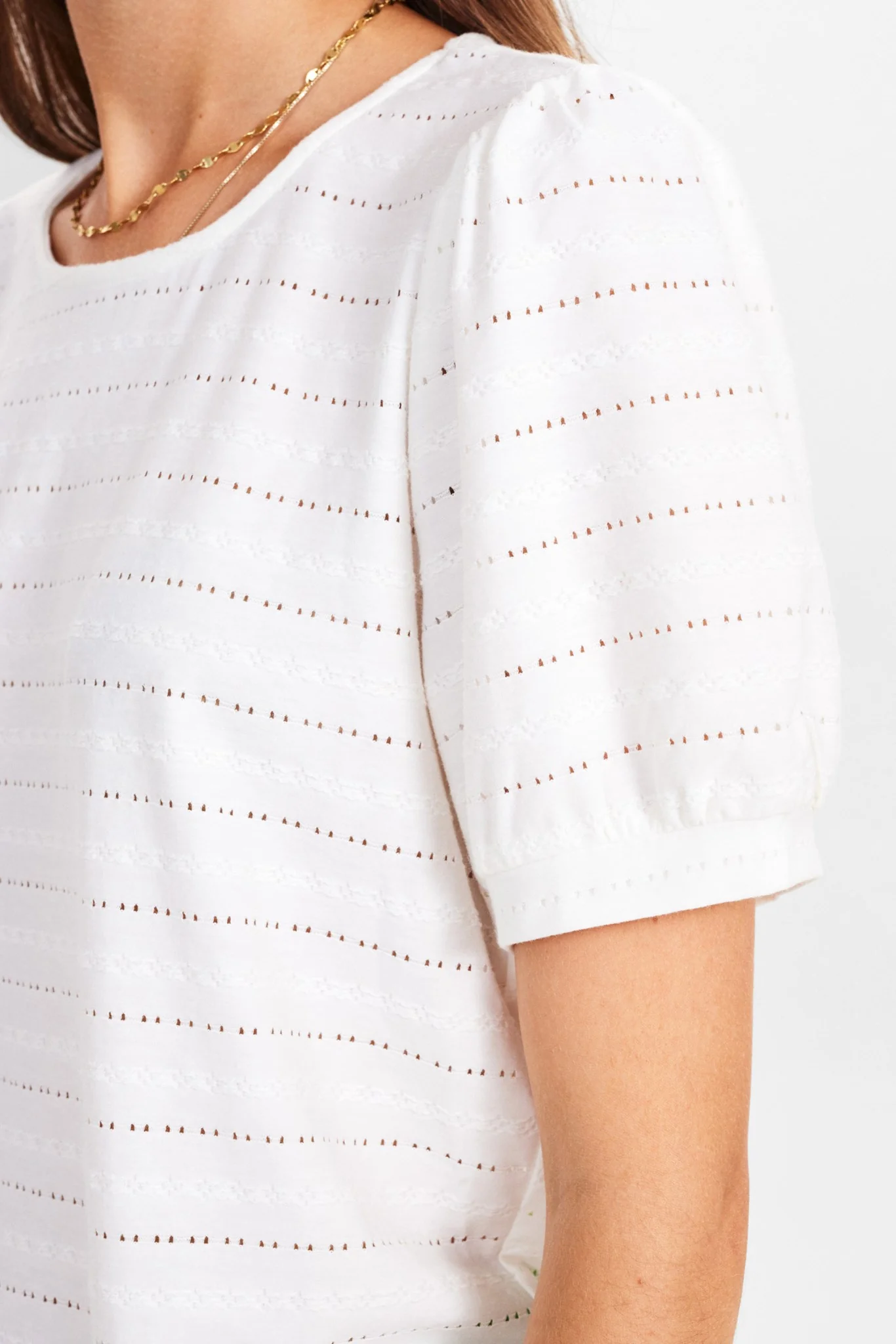 NUTIANA BLOUSE - Cloud Dancer - Image 5
