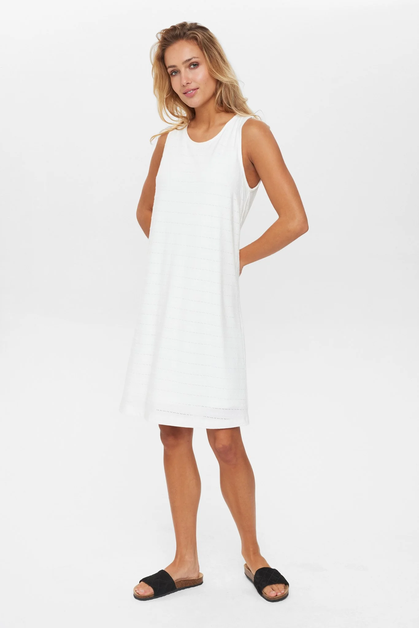 NUTIANA DRESS - Cloud Dancer - Image 3
