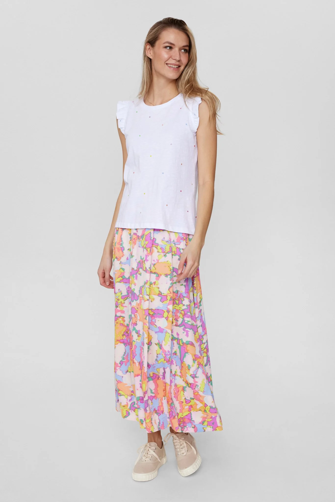 NUTILDE T-SHIRT - GOTS - Bright White - Image 3