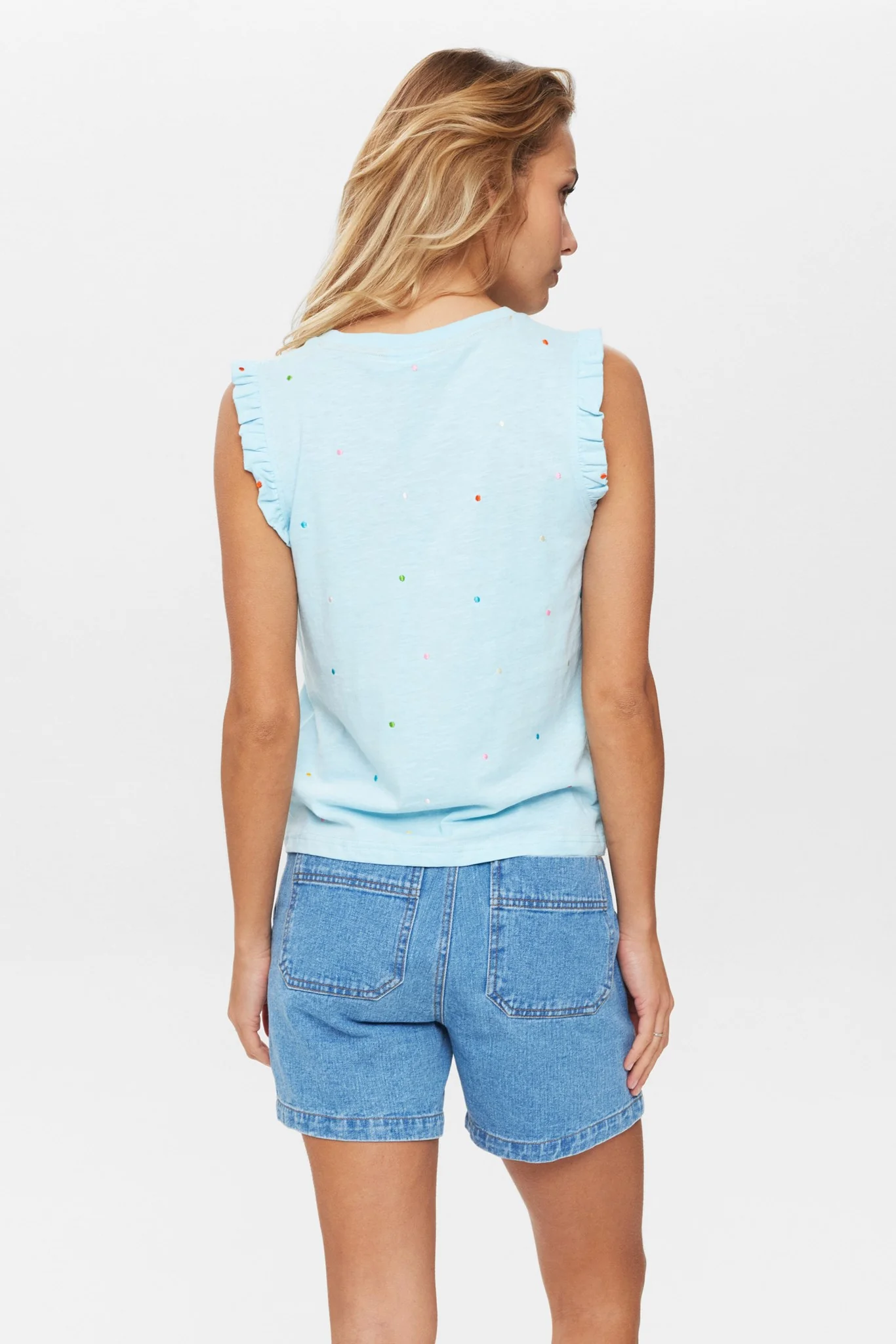 NUTILDE TOP - GOTS - Crystal blue - Image 2