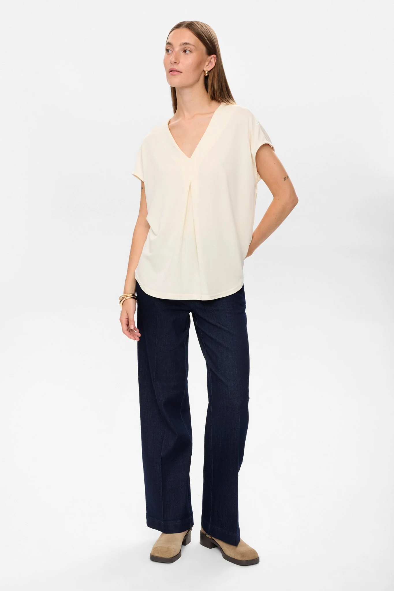 NUTILIA SS BLOUSE - Pristine - Image 3
