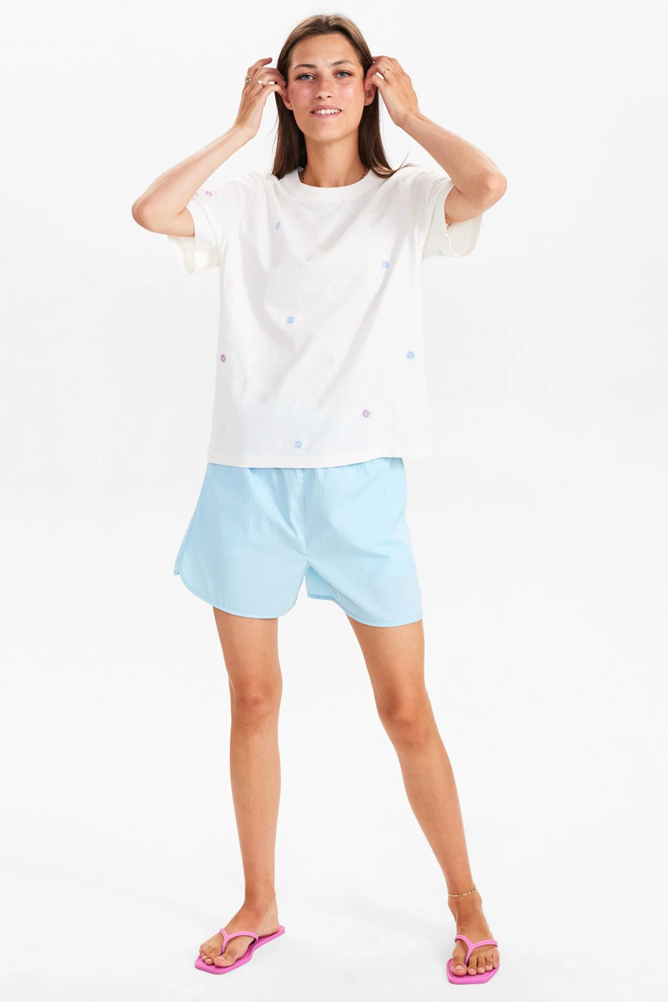 NUTORA TEE - GOTS - Cloud Dancer - Image 3