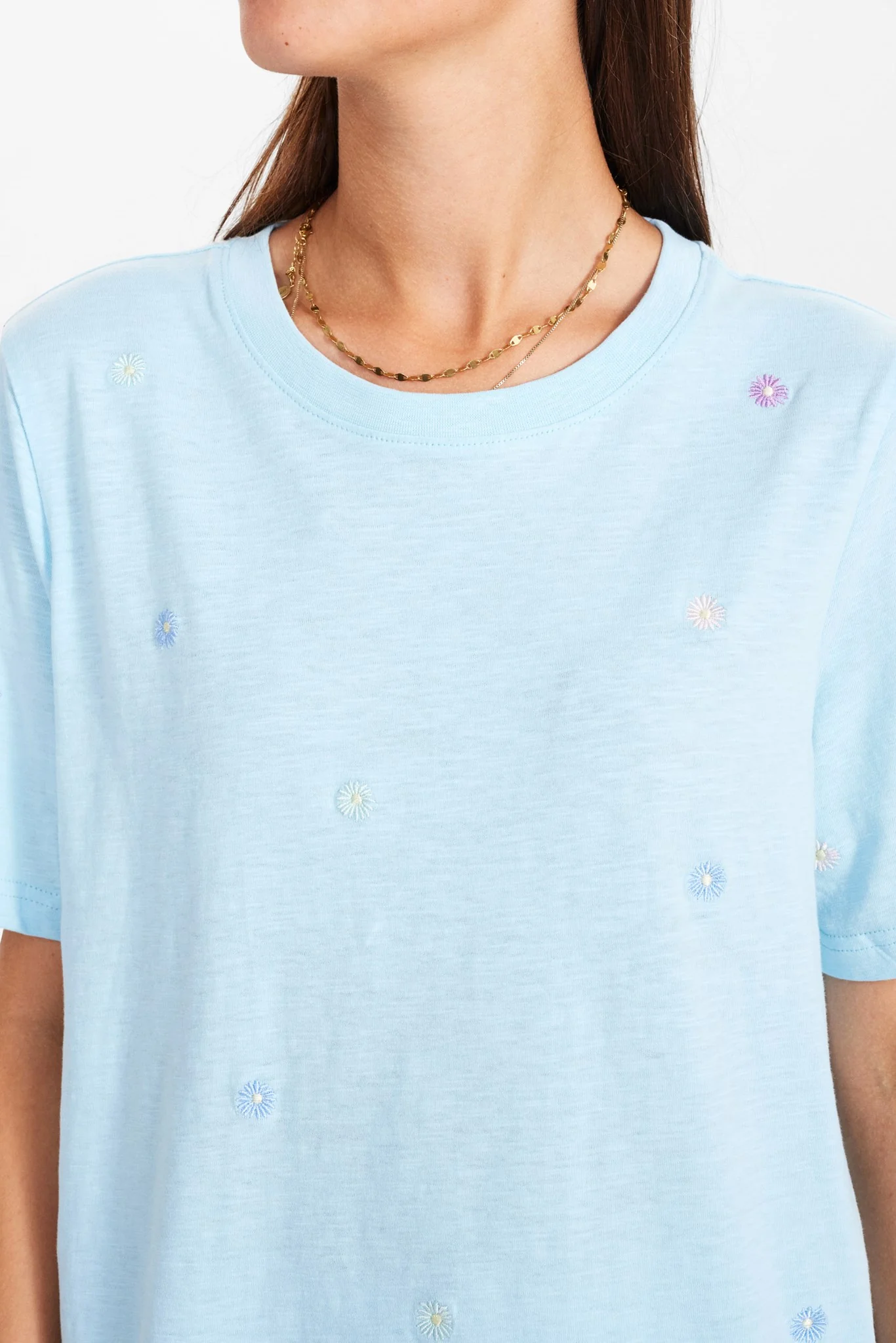 NUTORA TEE - GOTS - Crystal blue - Image 4