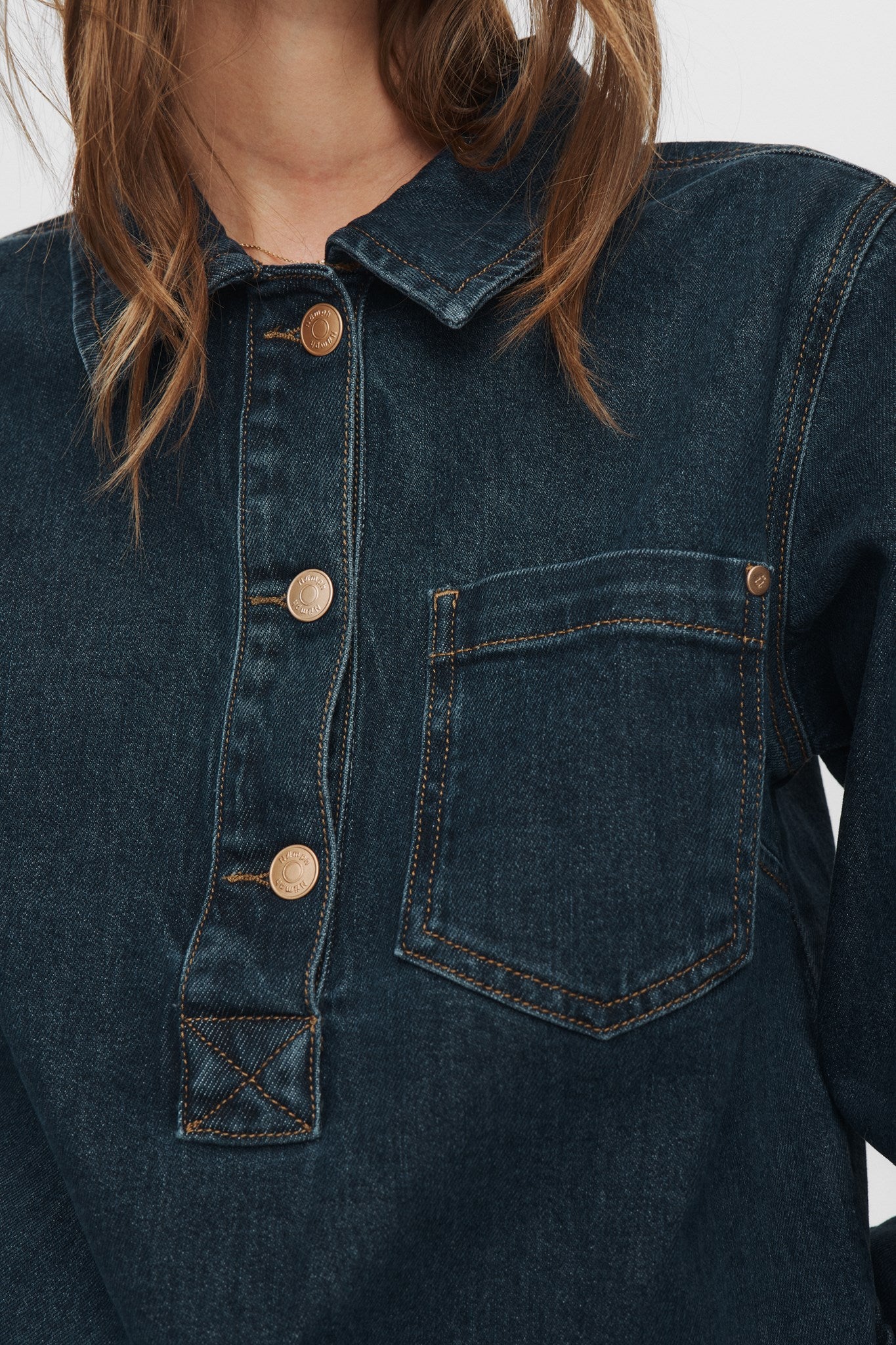 NUTORONTO SHIRT - Dark Denim Blue - Image 4