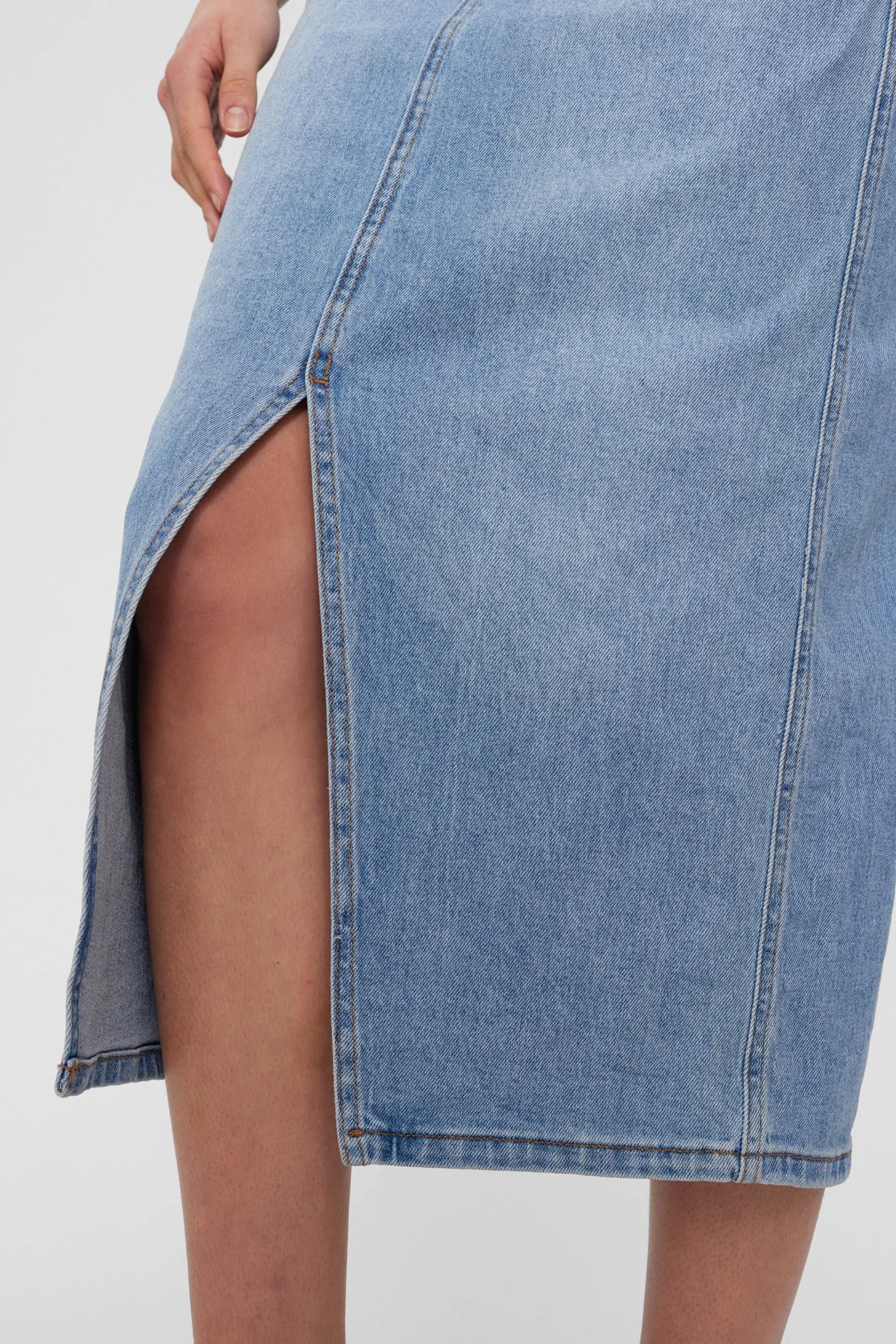 NUTORONTO SKIRT - Medium Blue Denim - Image 5