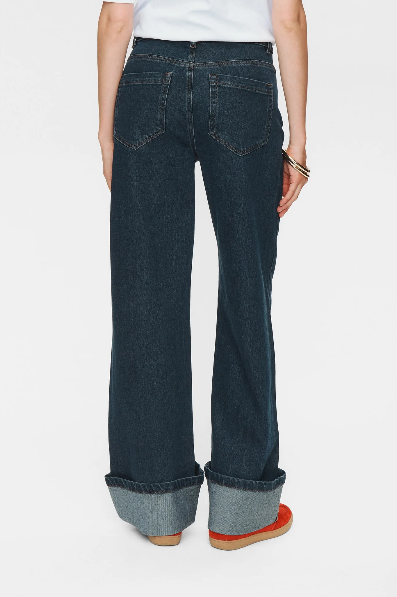 NUTORONTO WIDE JEANS - Dark Denim Blue - Image 2