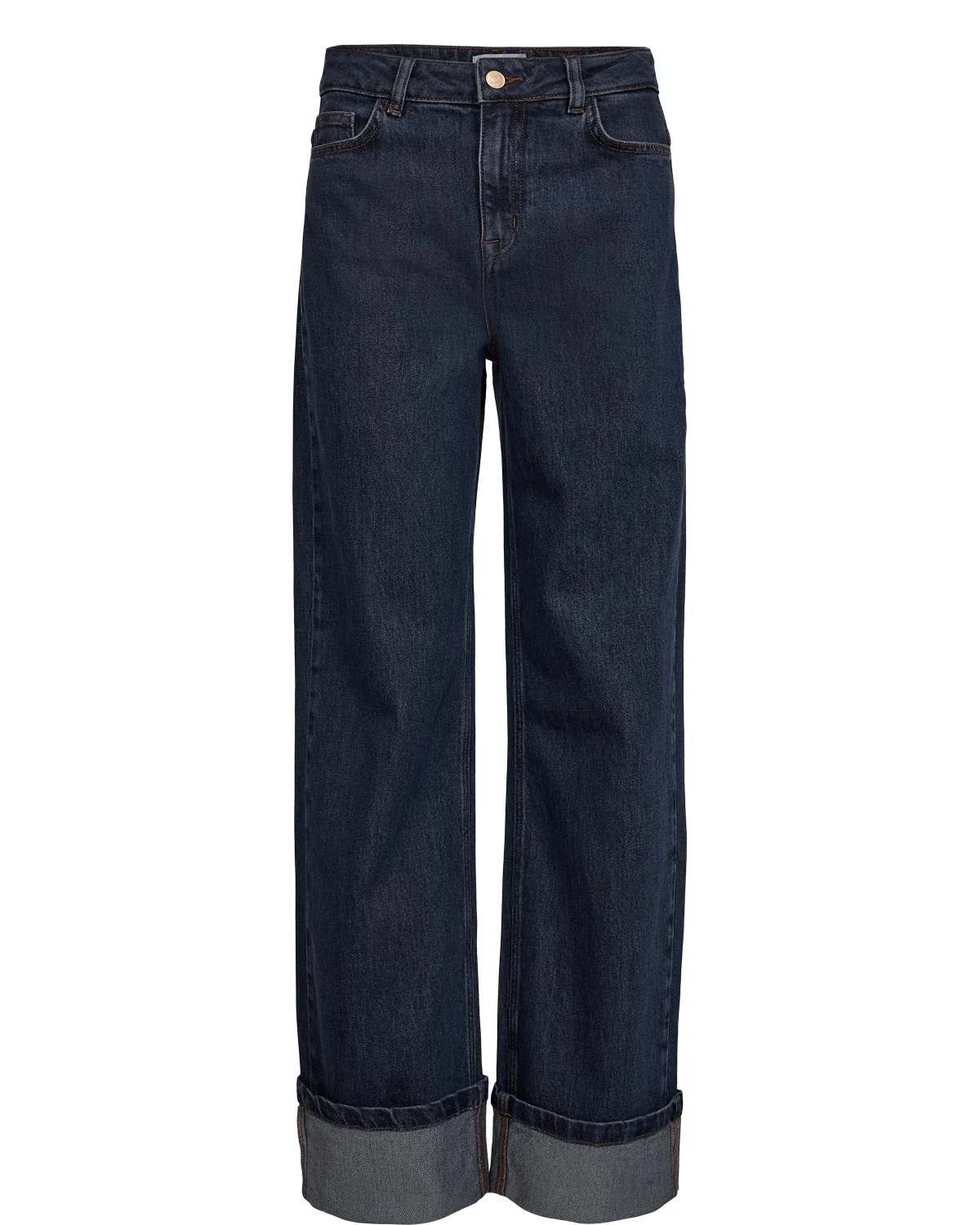 NUTORONTO WIDE JEANS - Dark Denim Blue - Image 7