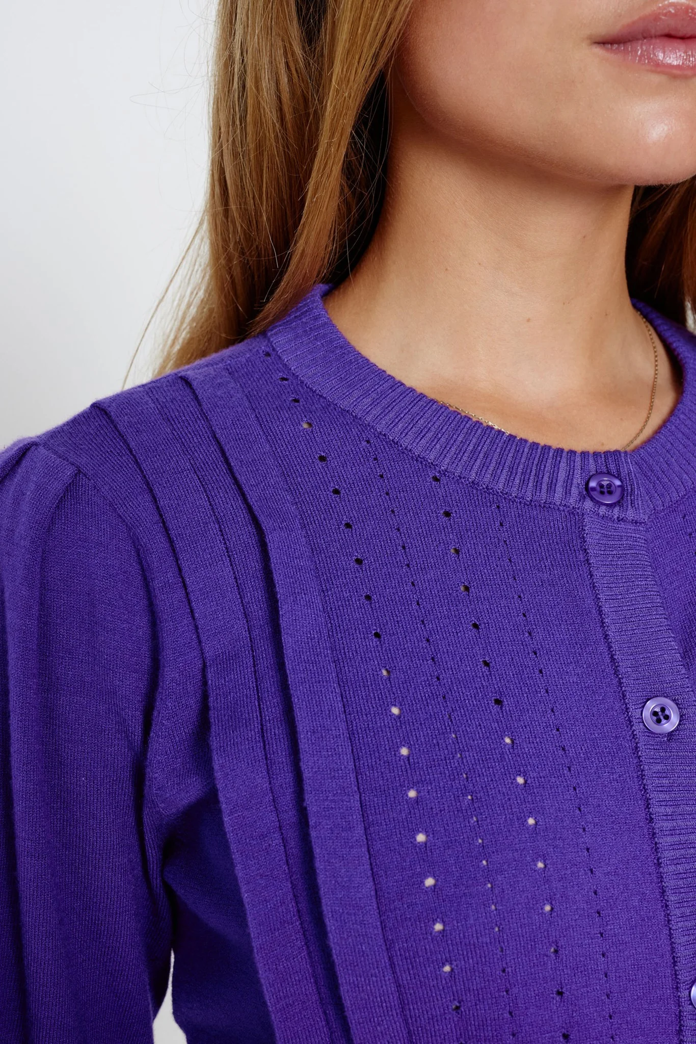 NUTRILLE CARDIGAN - Tillandsia Purple - Image 4
