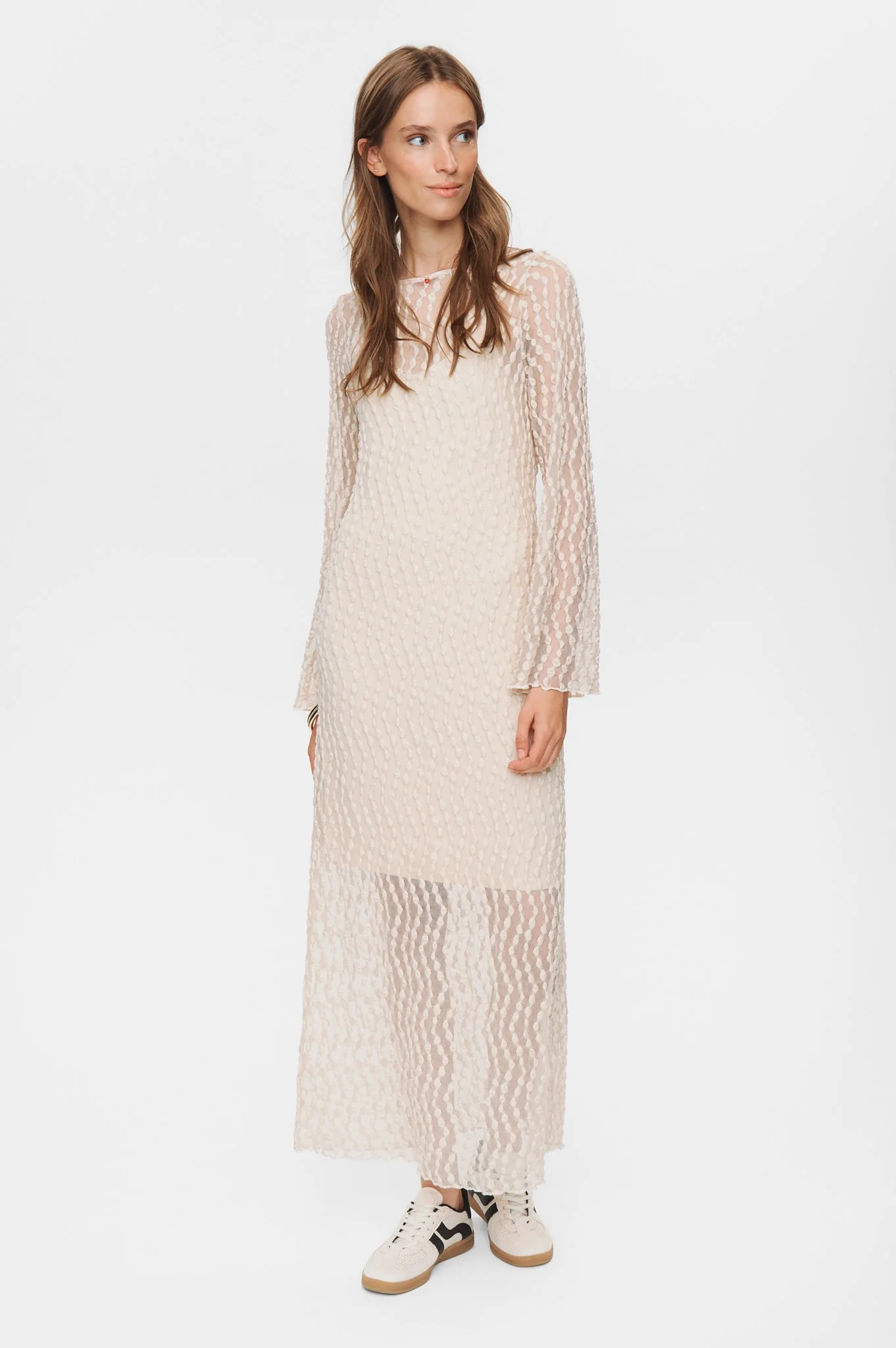 NUTURI DRESS - Taupe Gray - Image 3