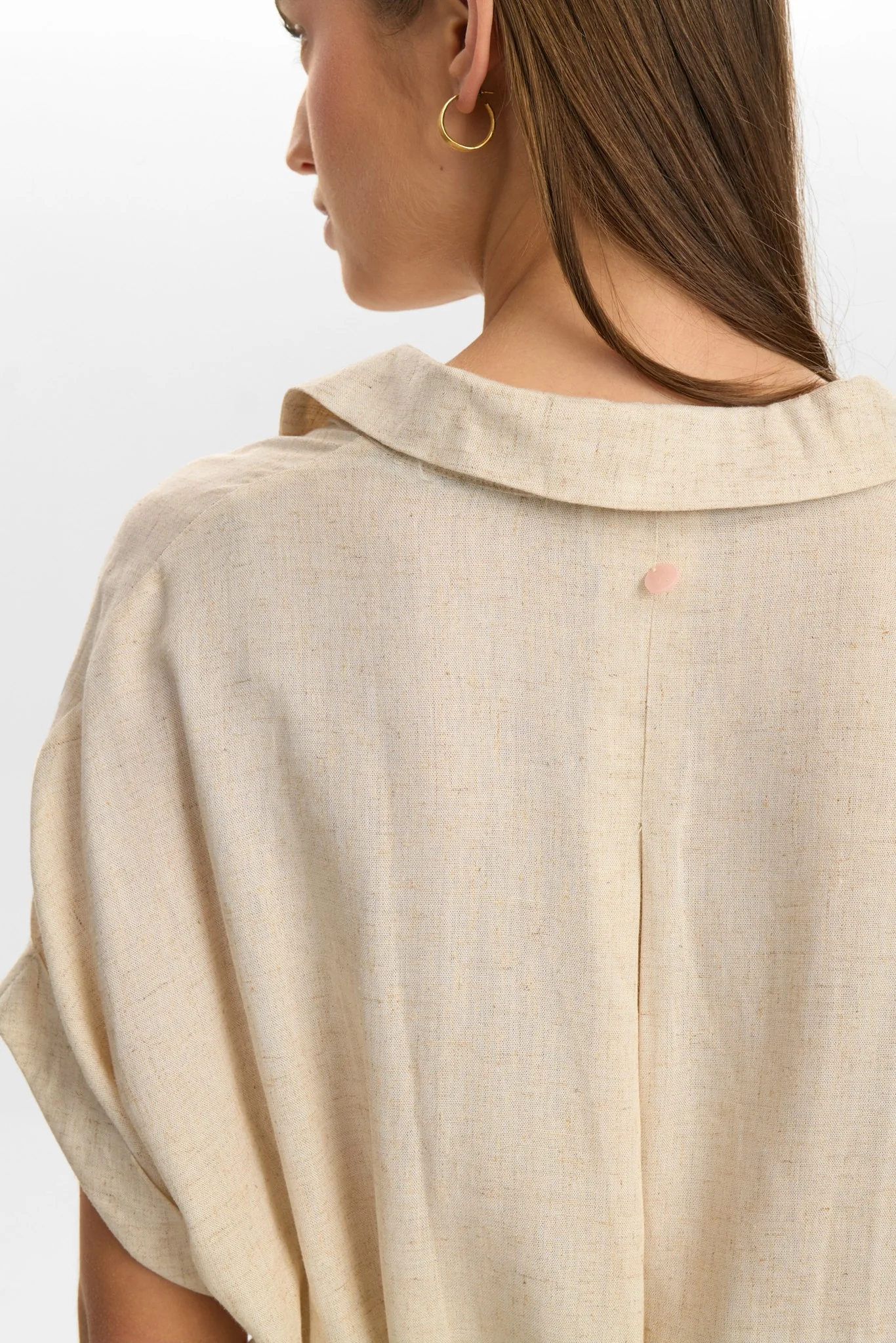 NUTUSA DRESS - Sesame Melange - Image 5