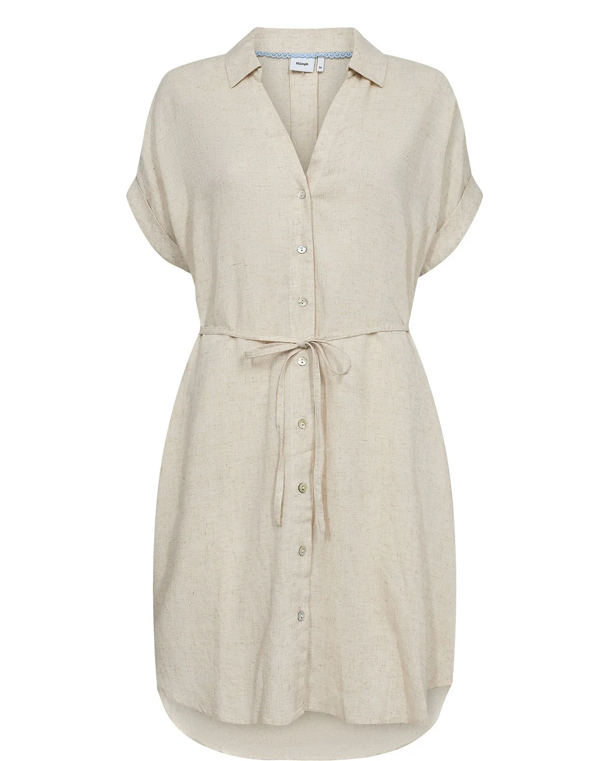 NUTUSA DRESS - Sesame Melange - Image 6