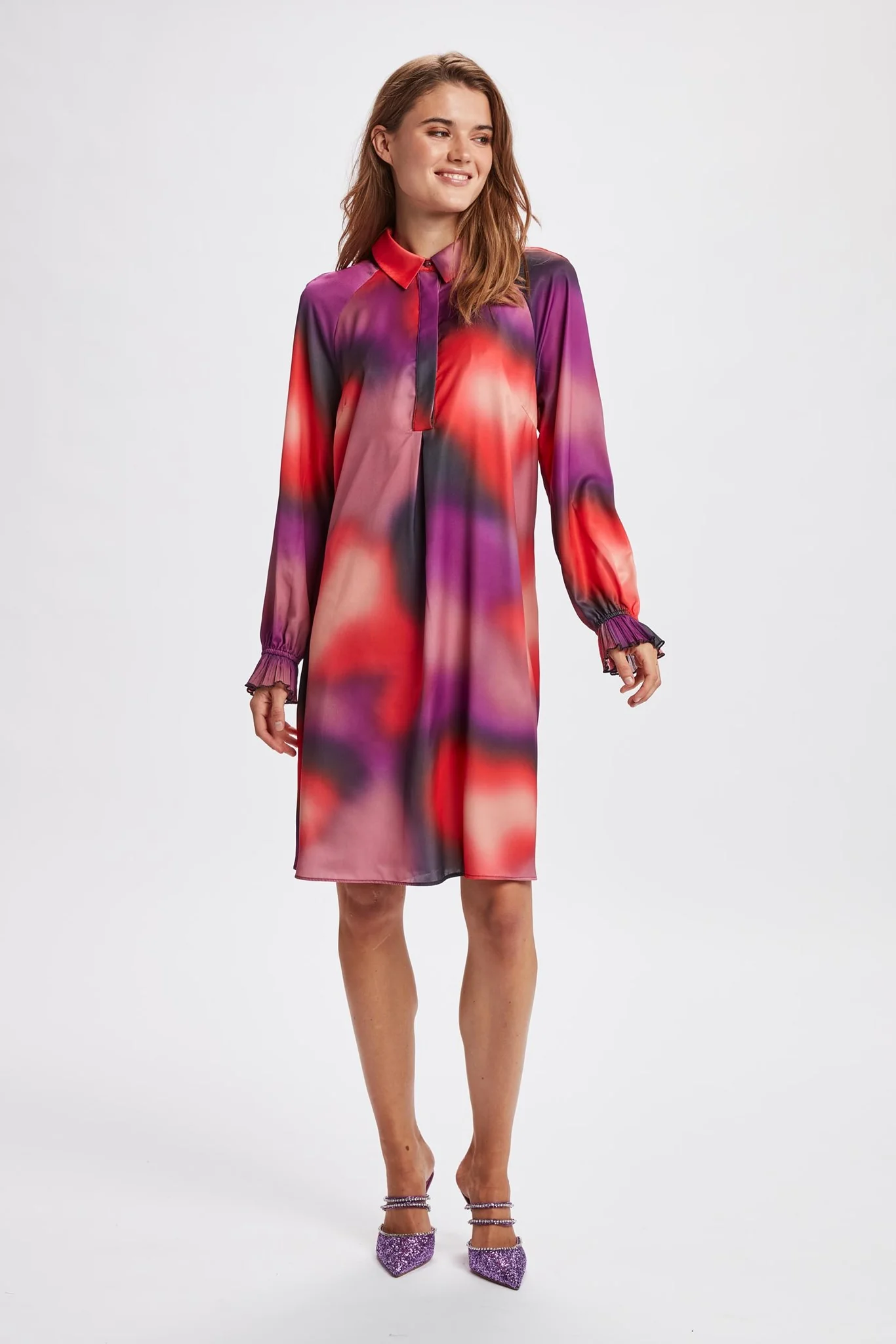 NUULRIKE DRESS - Vibrant Orchid - Image 3