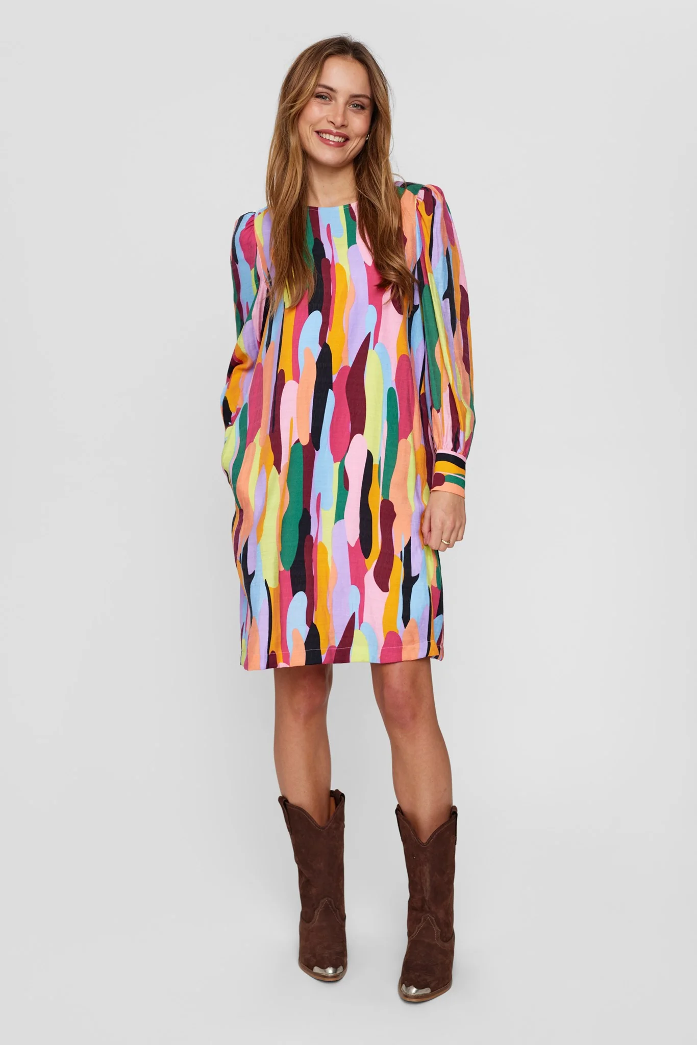 NUVANA DRESS - Powder Blue - Image 3