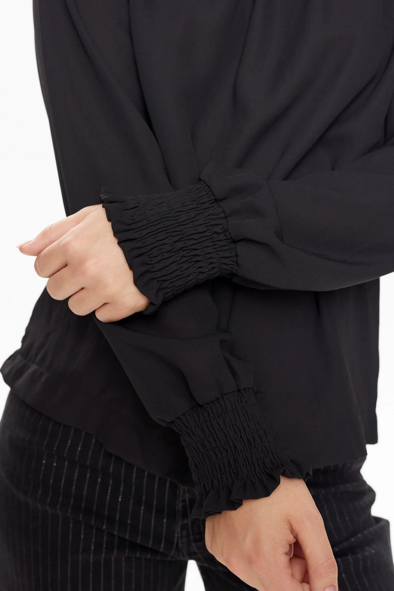 NUVELMA BLOUSE - Caviar - Image 5