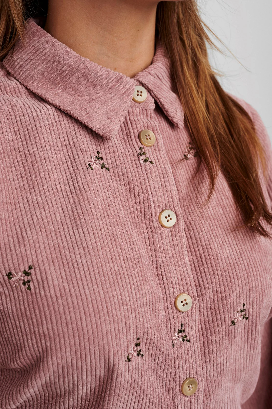 NUVELVET SHIRT - Ash Rose - Image 4