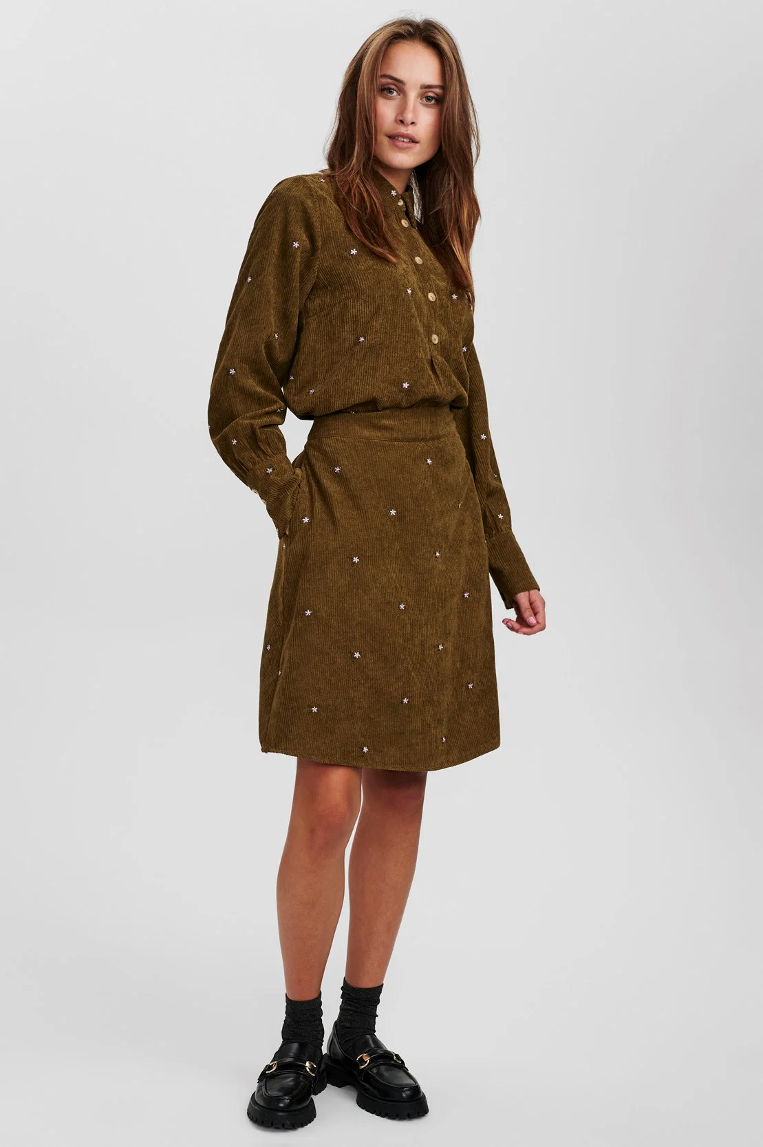 NUVELVET SHIRT - Grape leaf - Image 3