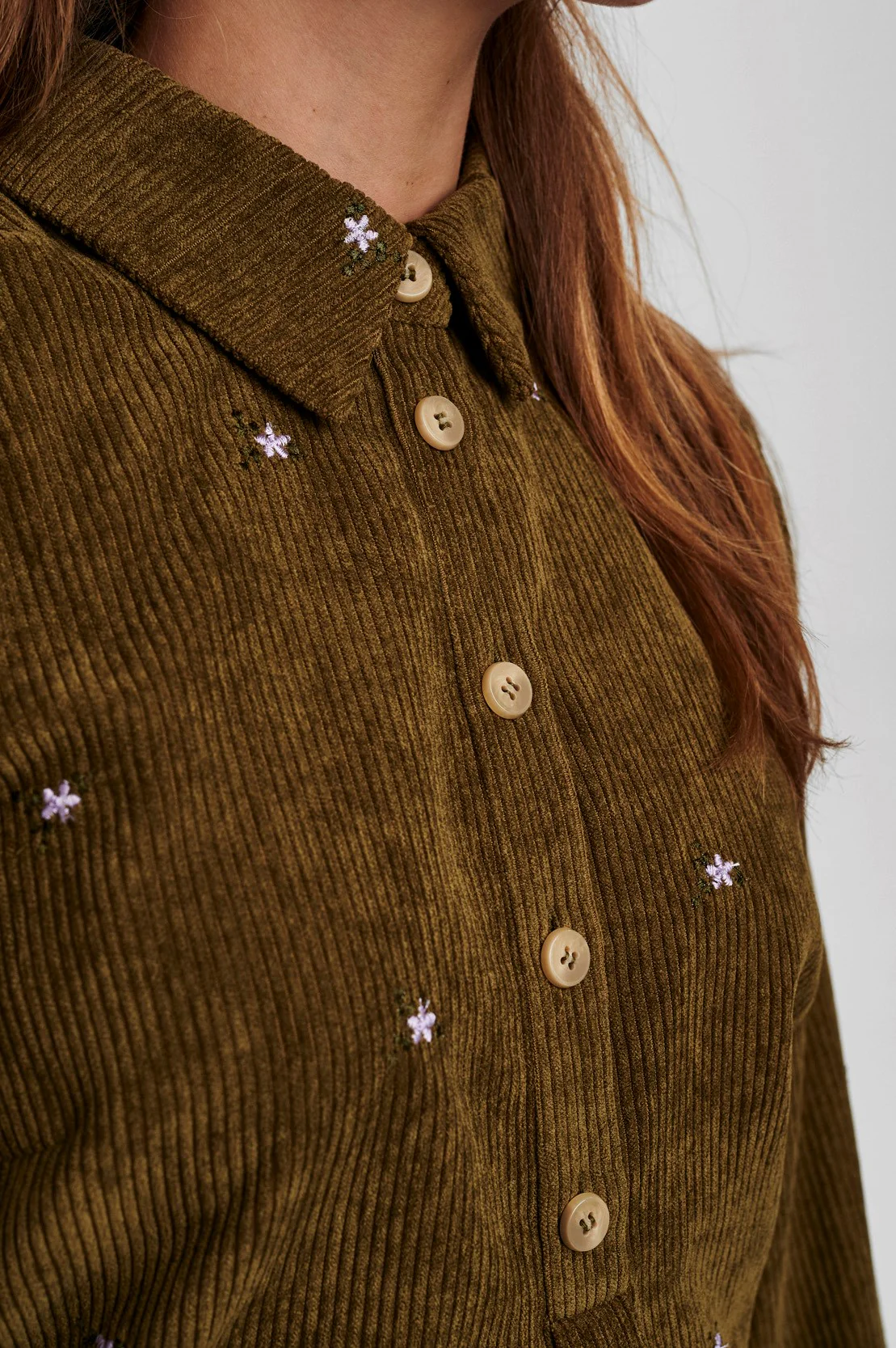 NUVELVET SHIRT - Grape leaf - Image 4