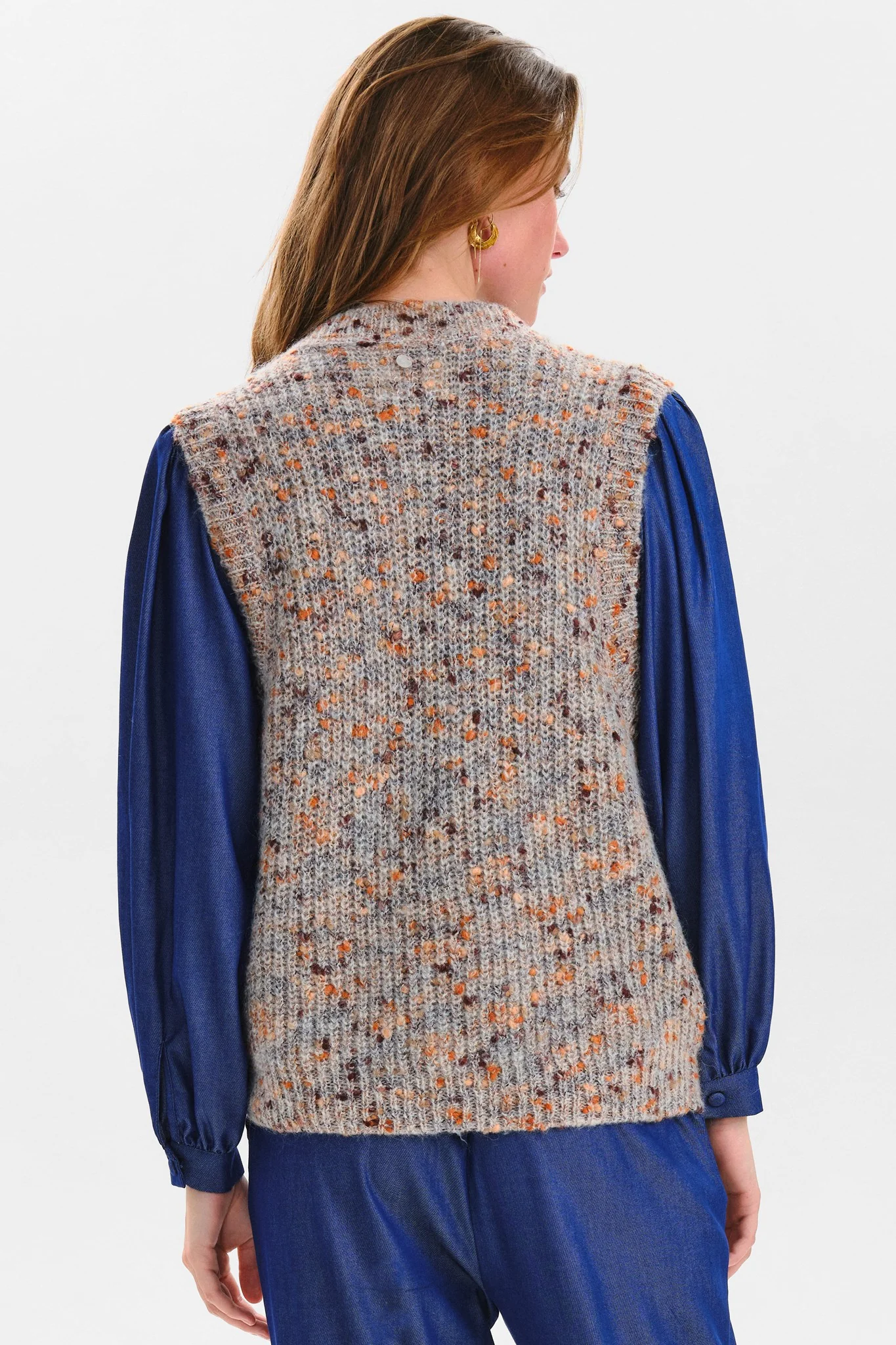 NUVIBBE WAISTCOAT - Light grey mel - Image 2