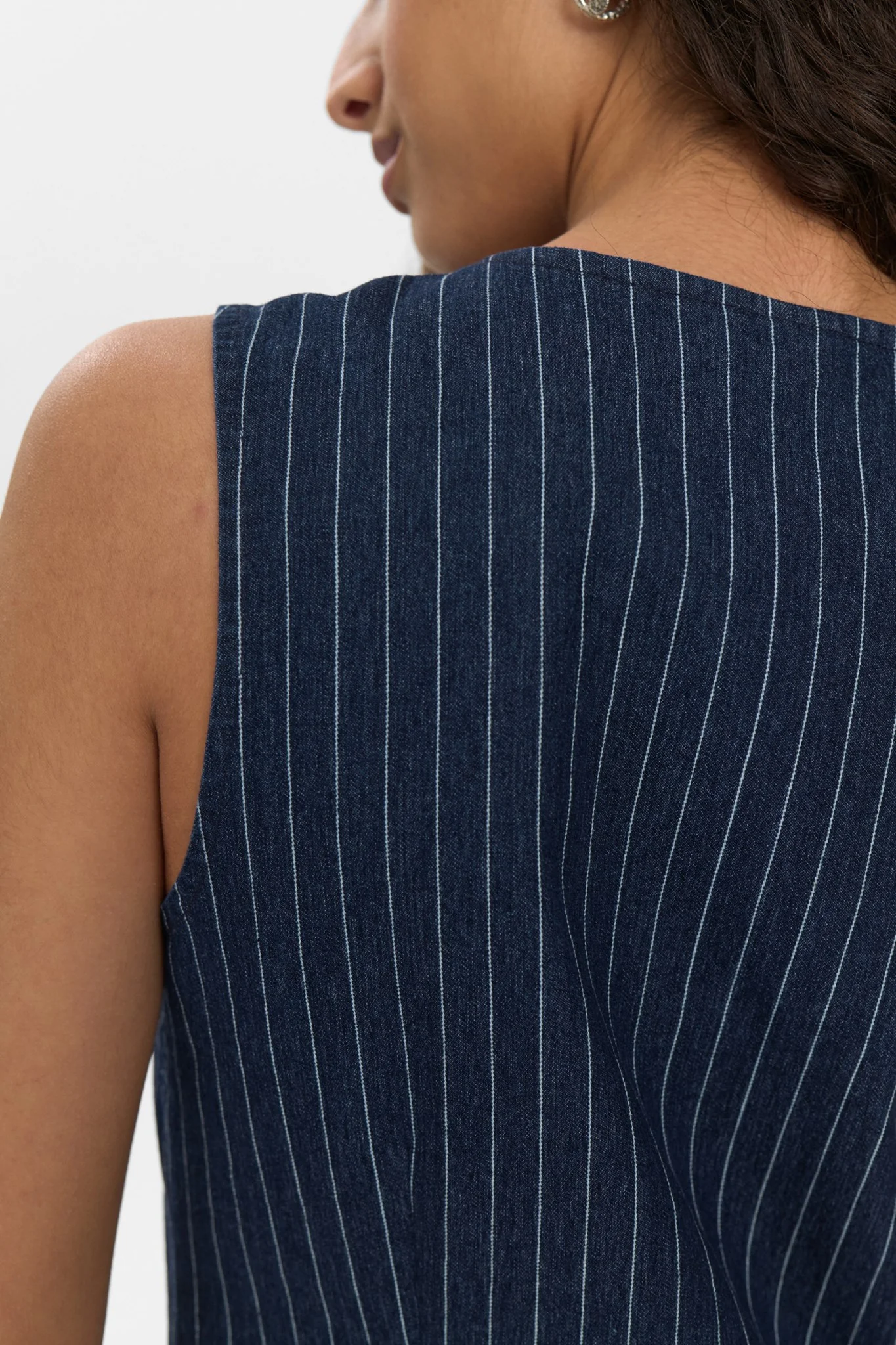 NUVIBEKE DRESS - Medium Blue Denim - Image 5