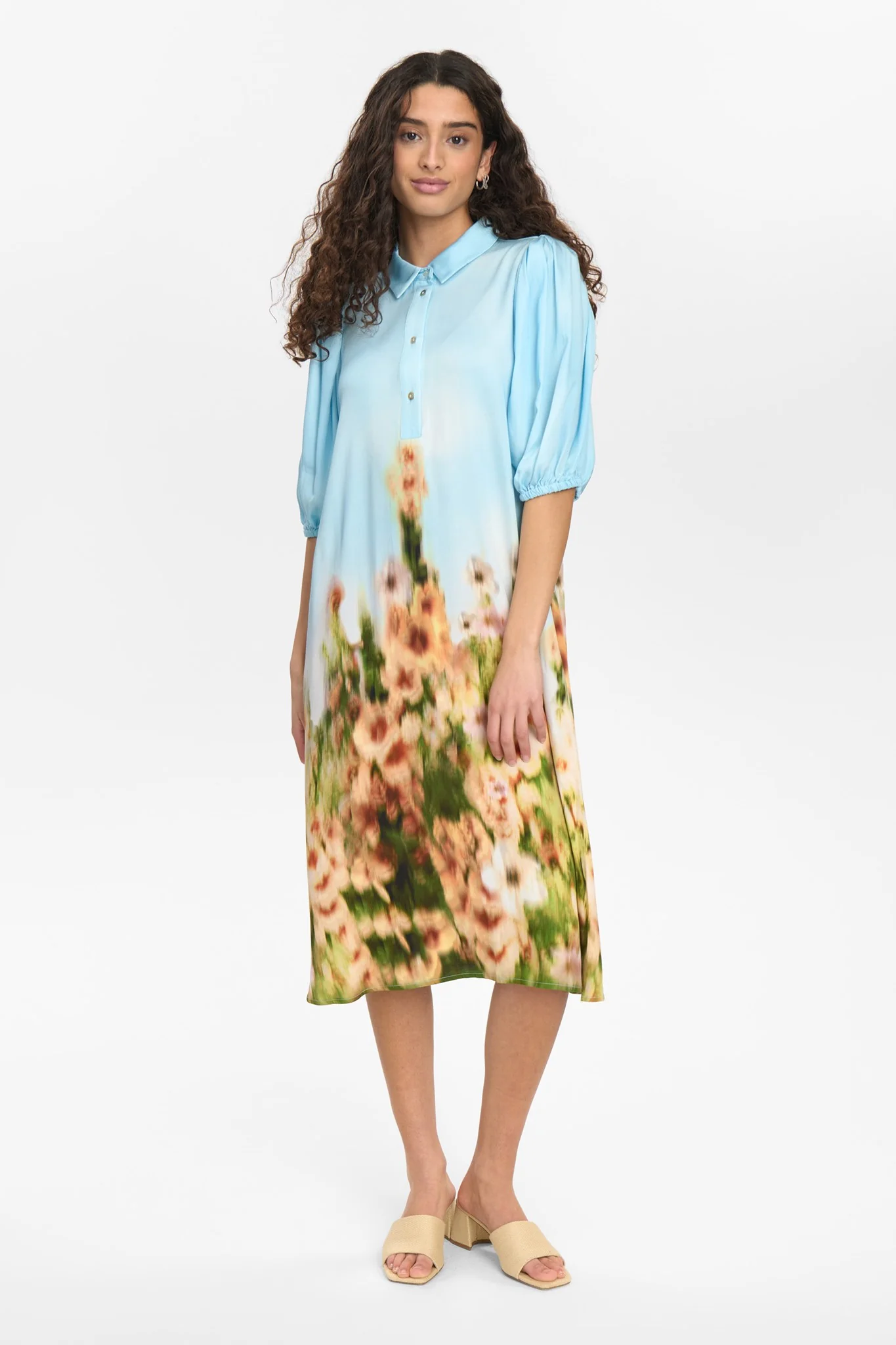 NUVIKKA DRESS - Baltic Sea - Image 3