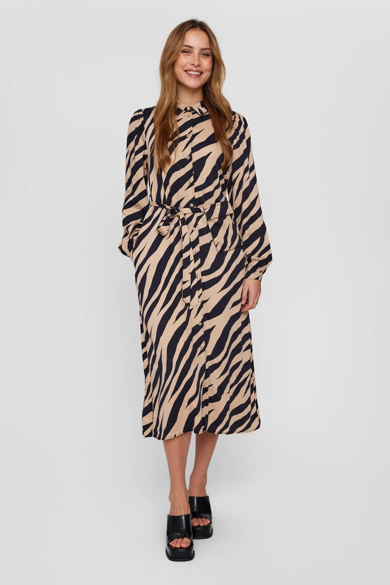 NUVILLE SHIRT DRESS - Sesame - Image 3