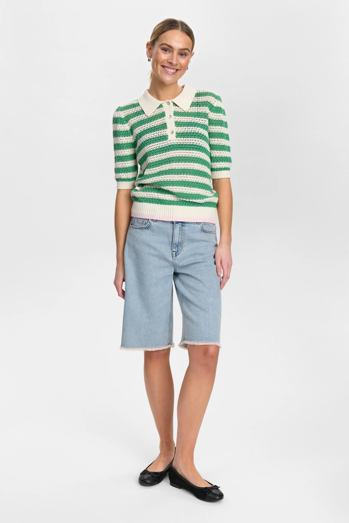 NUVILLIA SS PULLOVER  - Green Spruce - Image 3