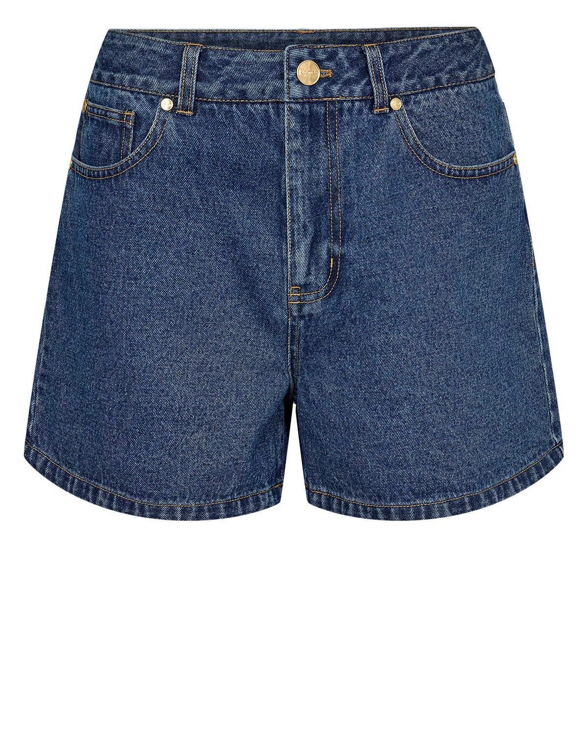 NUVIRGINIA DENIM SHORTS - Dark Blue Denim - Image 6