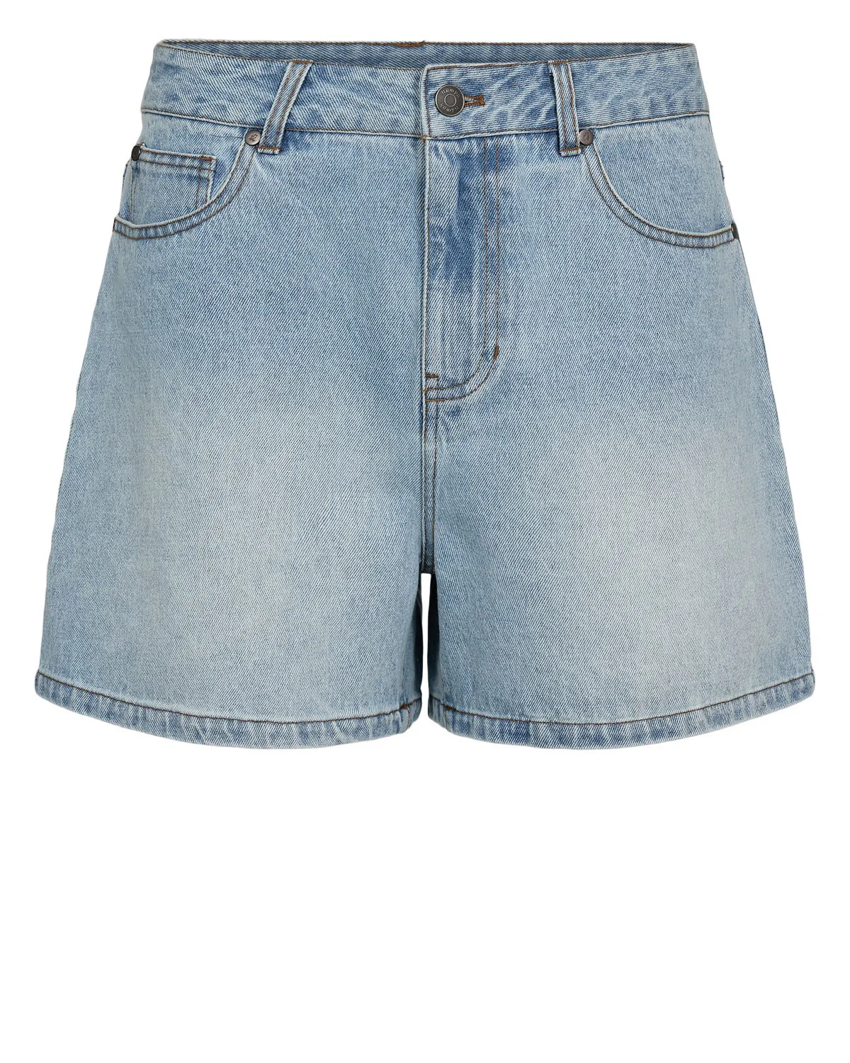 NUVIRGINIA DENIM SHORTS - Light Blue Denim - Image 6