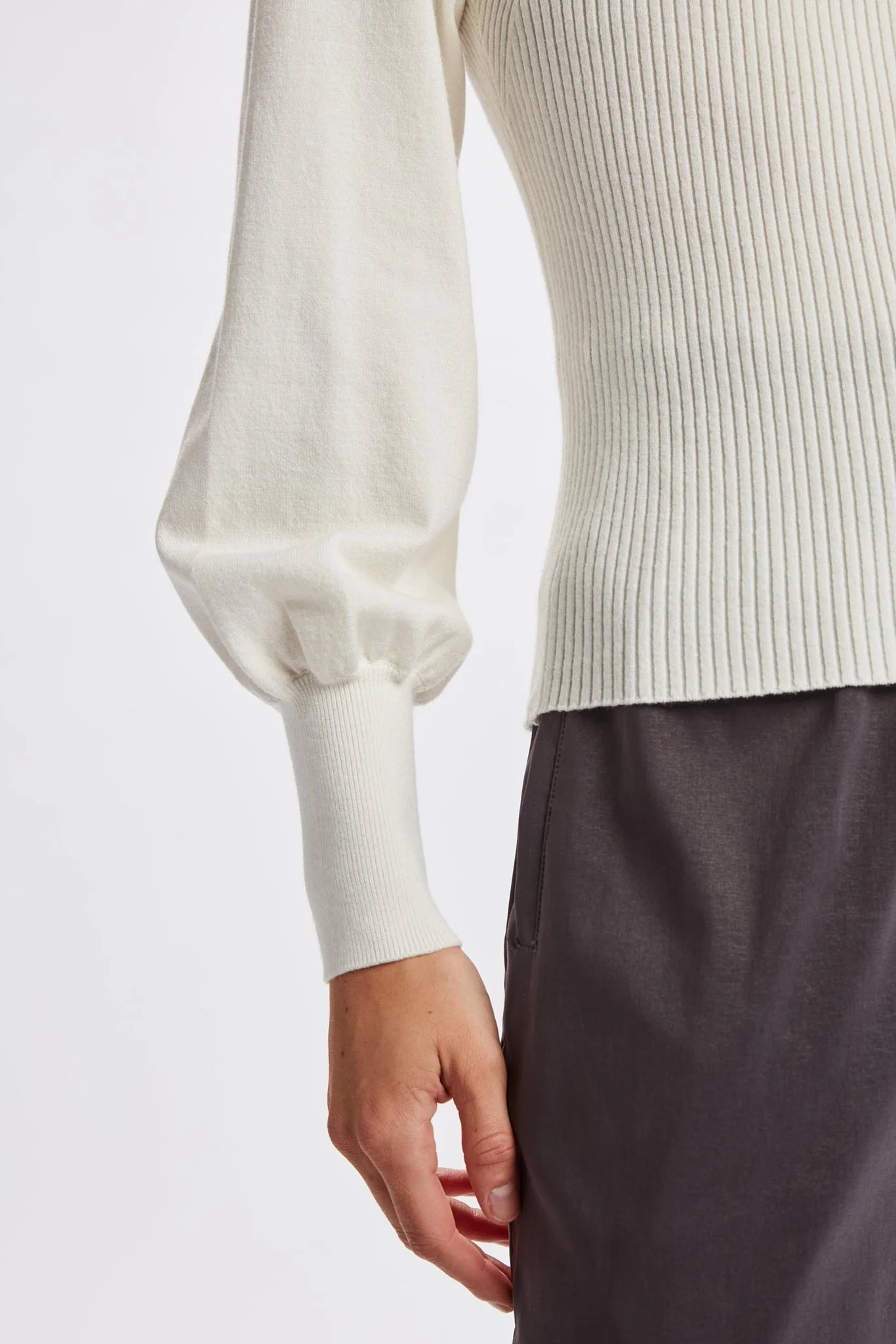 NUVISSA PULLOVER  - Cloud Dancer - Image 4